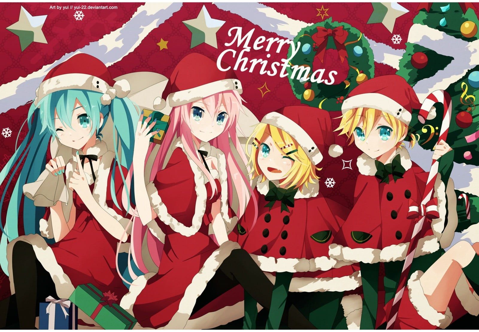 Hatsune Miku Christmas Wallpapers