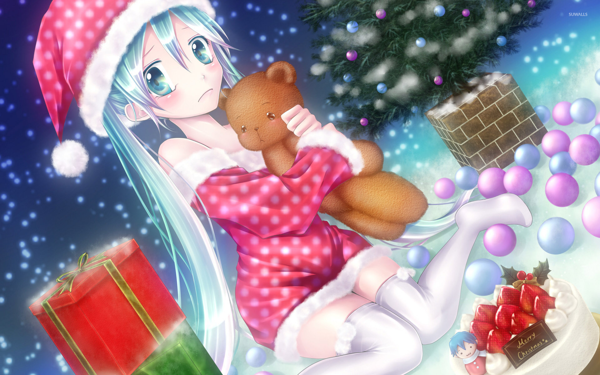 Hatsune Miku Christmas Wallpapers