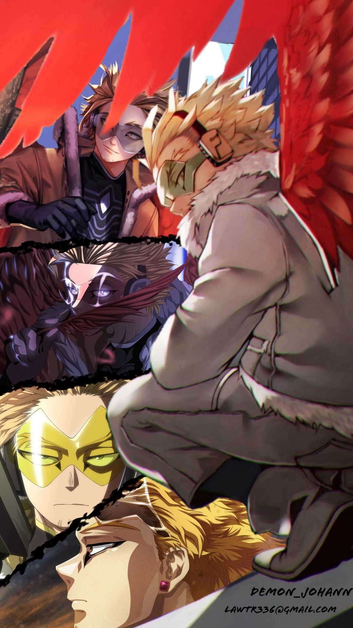 Hawks Mha Fanart Wallpapers