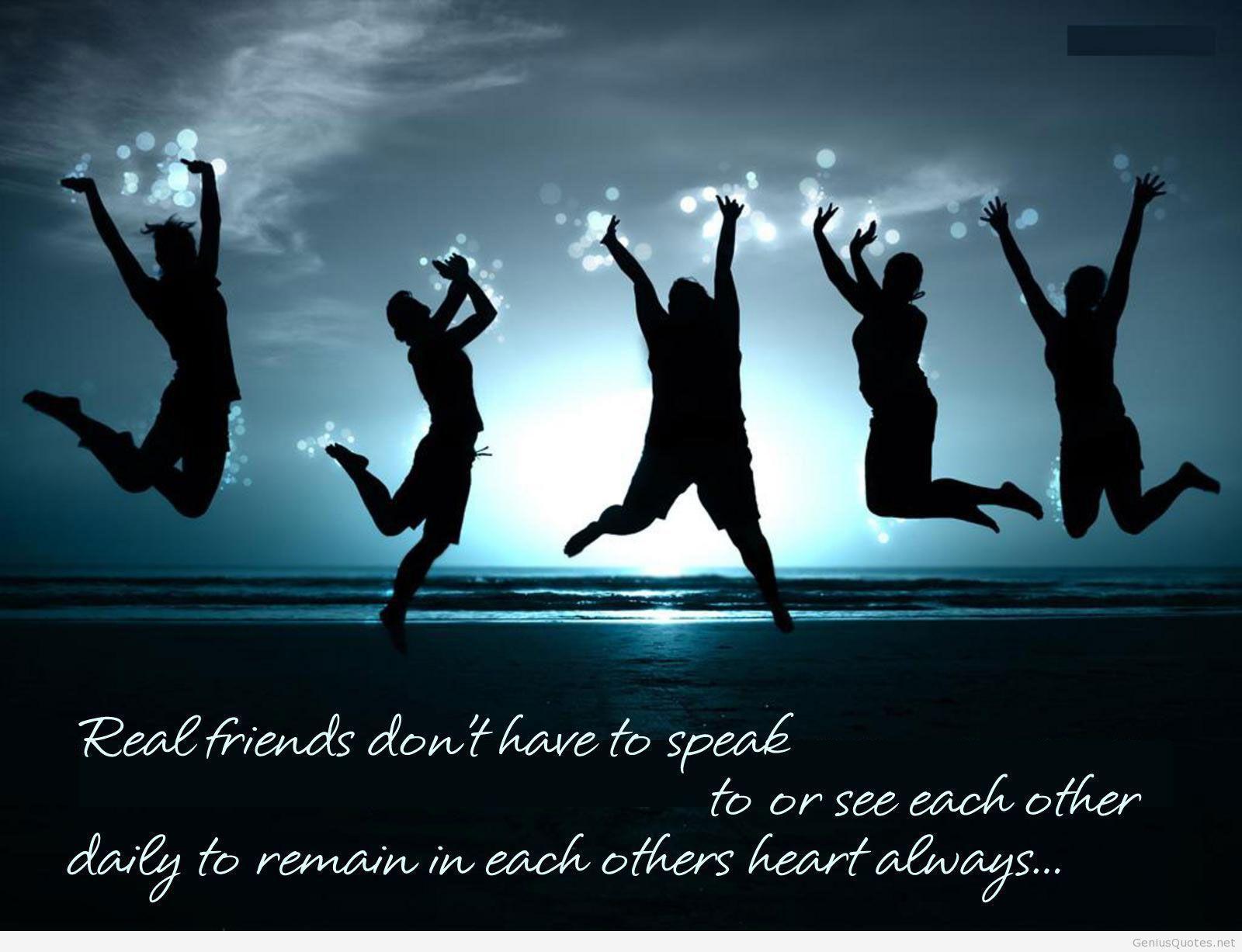 Heart Touching Quotes On Friendship Wallpapers