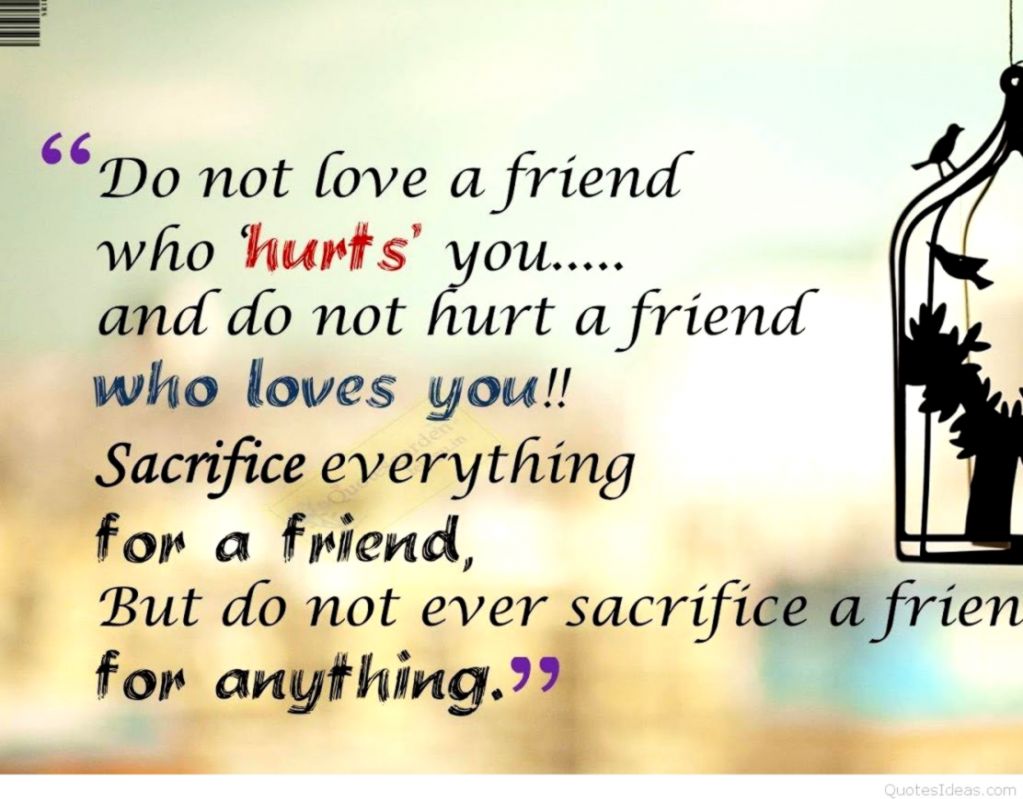 Heart Touching Quotes On Friendship Wallpapers