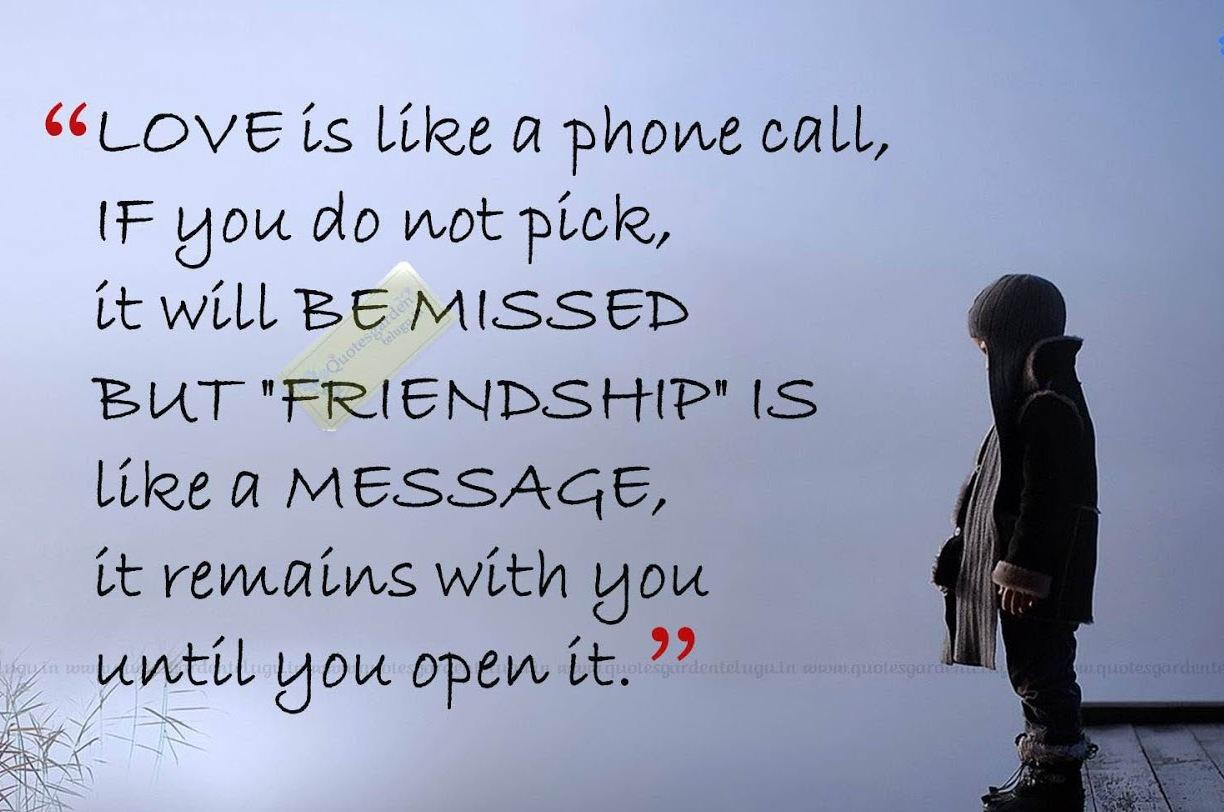 Heart Touching Quotes On Friendship Wallpapers