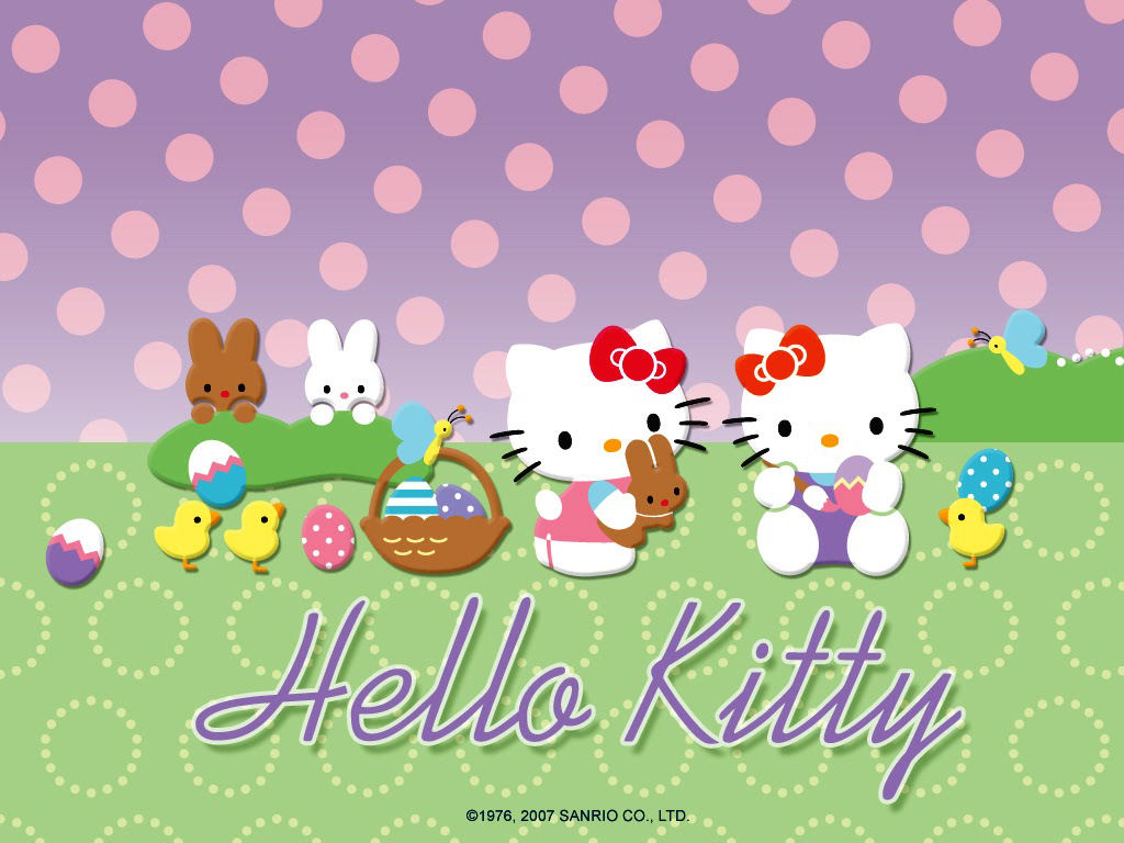 Hello Kitty Easter Wallpapers