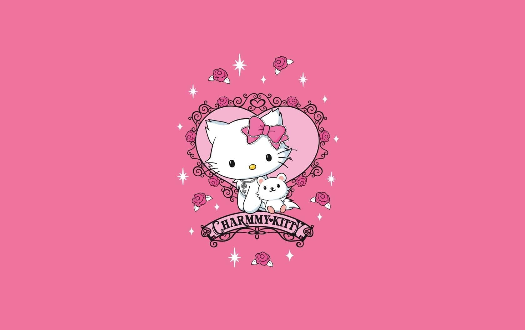 Hello Kitty Glitter Wallpapers