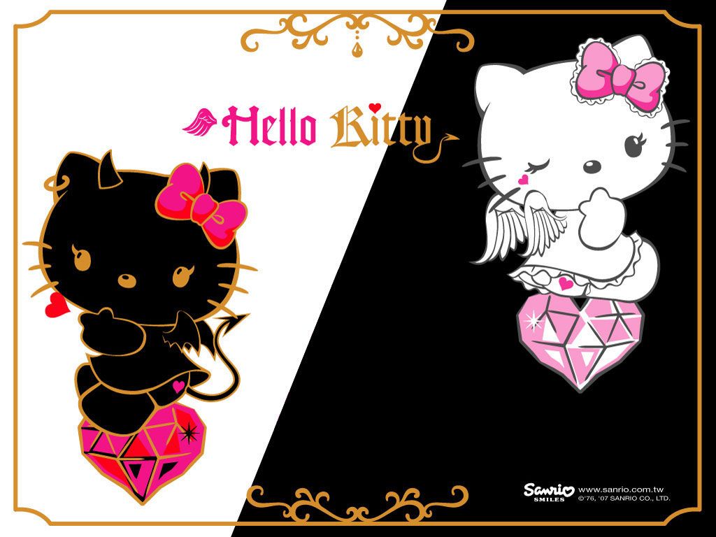 Hello Kitty Glitter Wallpapers