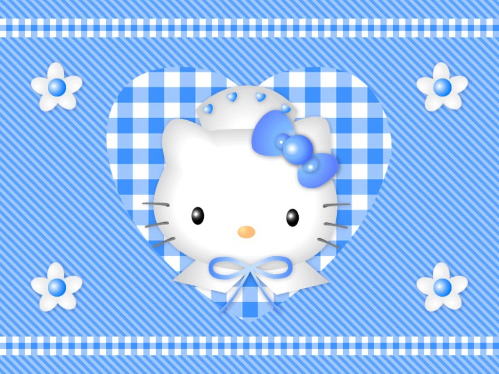 Hello Kitty Blue Wallpapers