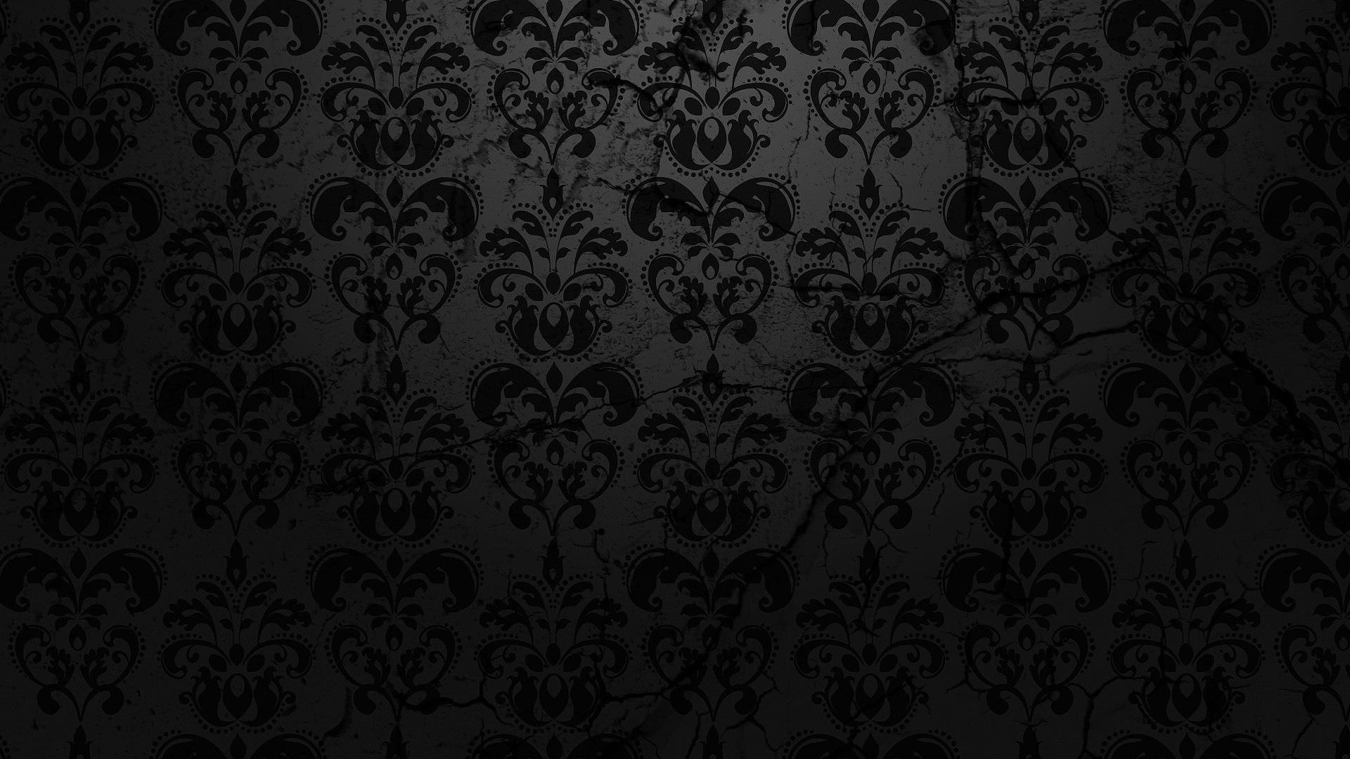 High Resolution Black Floral Wallpapers