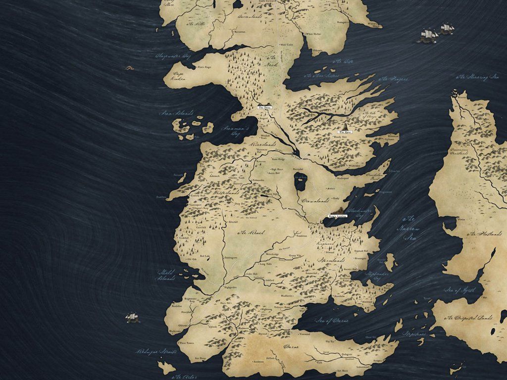 High Resolution Game Of Thrones Map Wallpapers