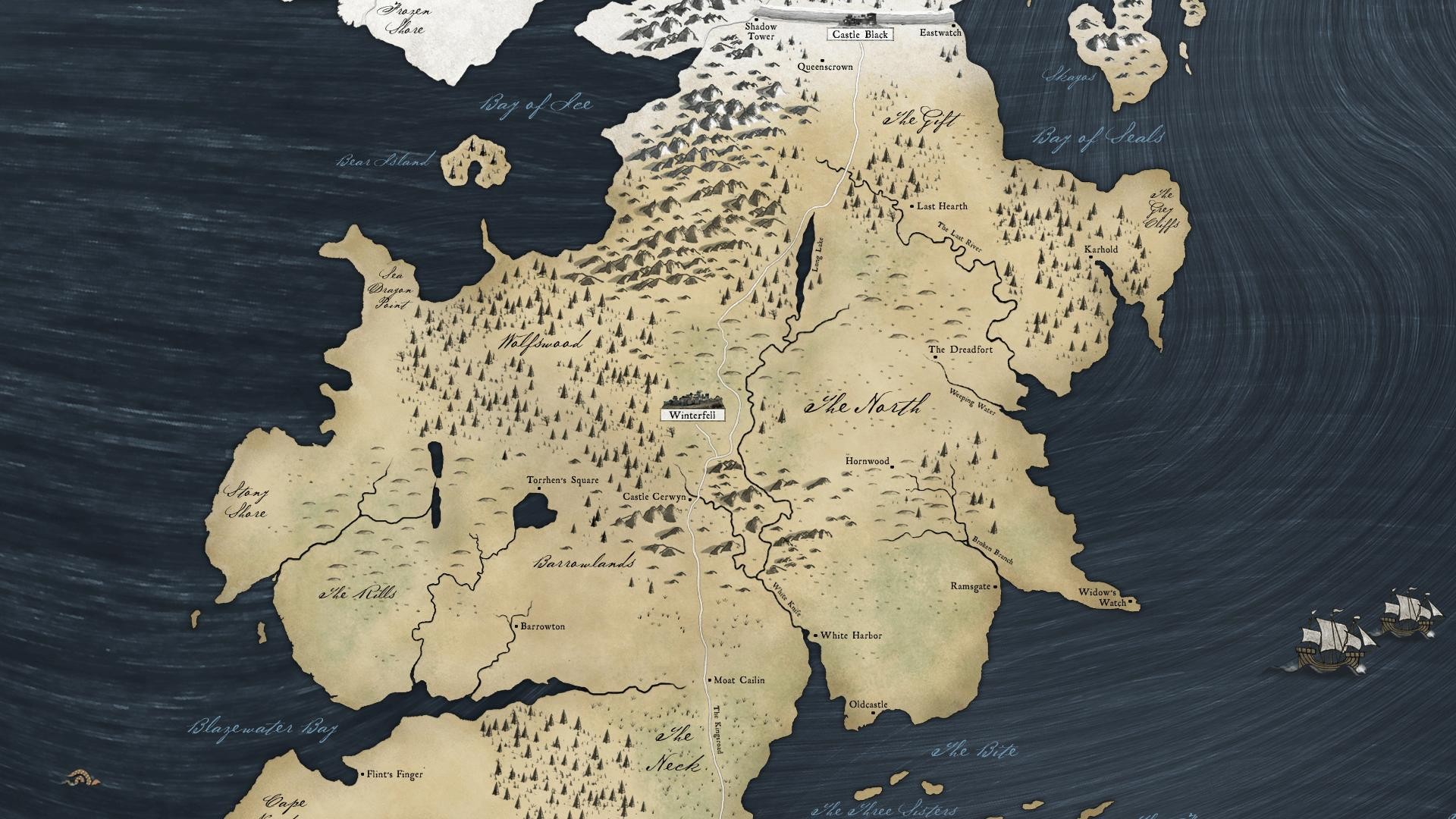 High Resolution Game Of Thrones Map Wallpapers