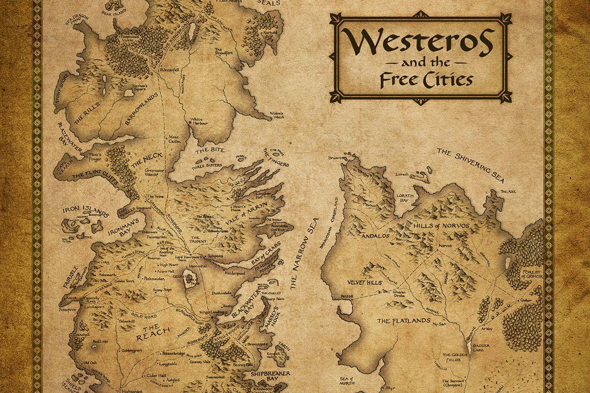 High Resolution Game Of Thrones Map Wallpapers