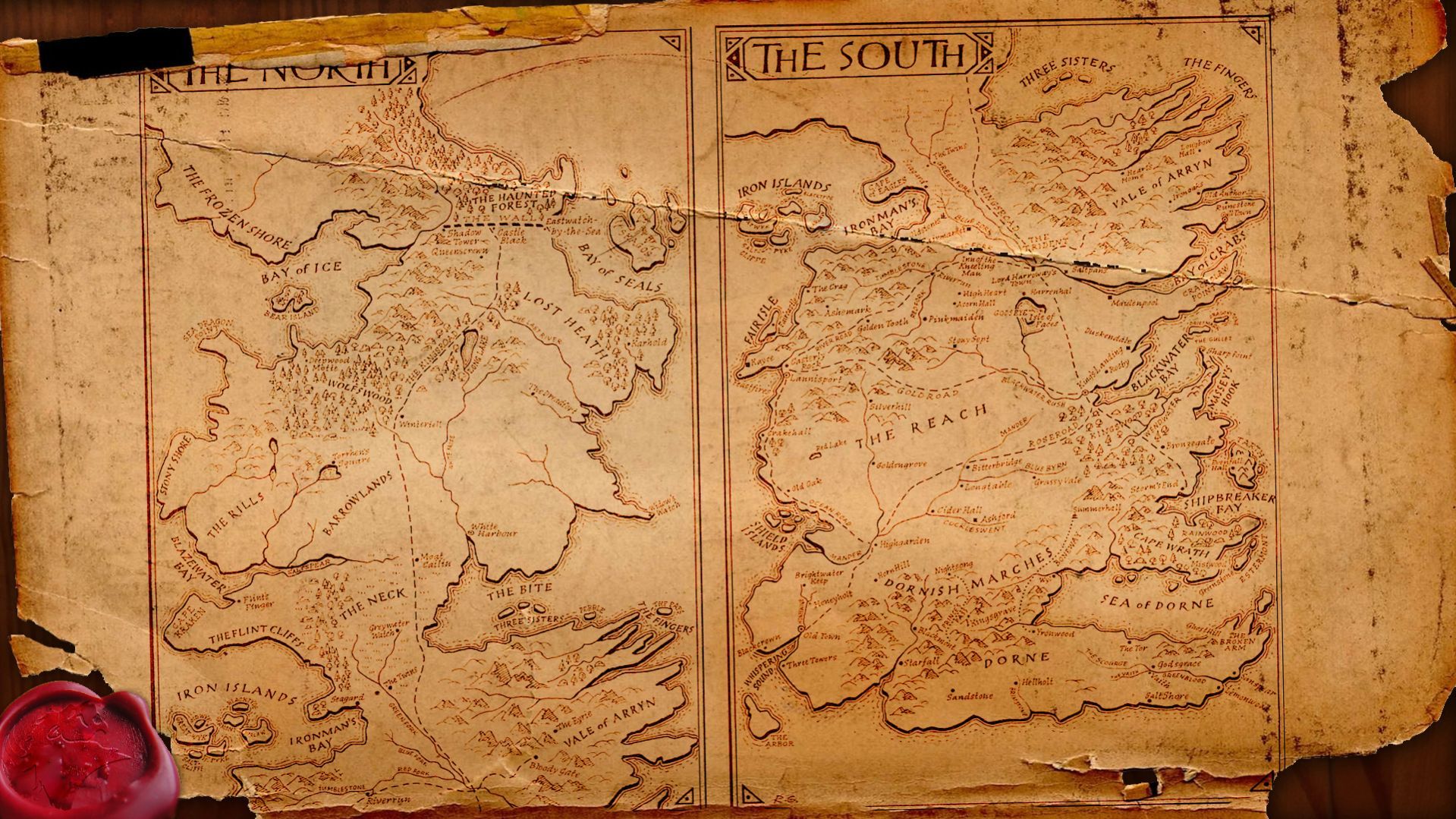 High Resolution Game Of Thrones Map Wallpapers