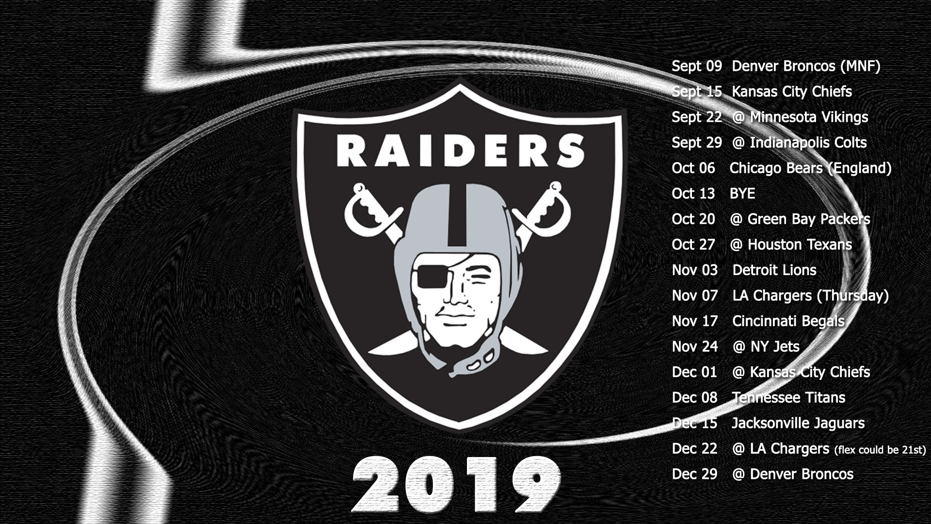 High Resolution Raiders Logo Wallpapers