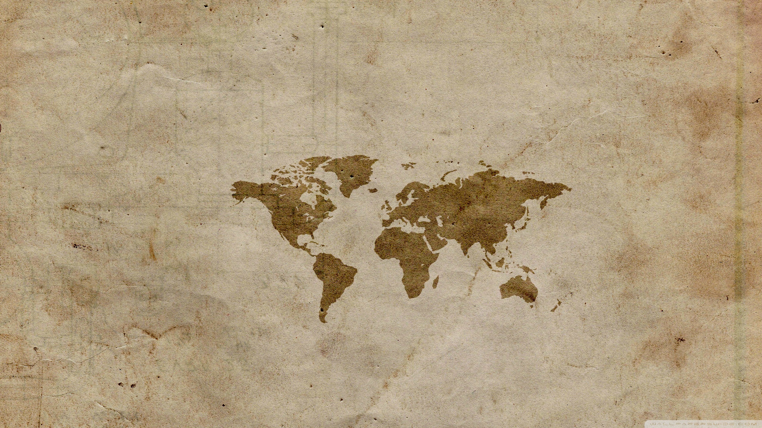 High Resolution Vintage World Map Wallpapers