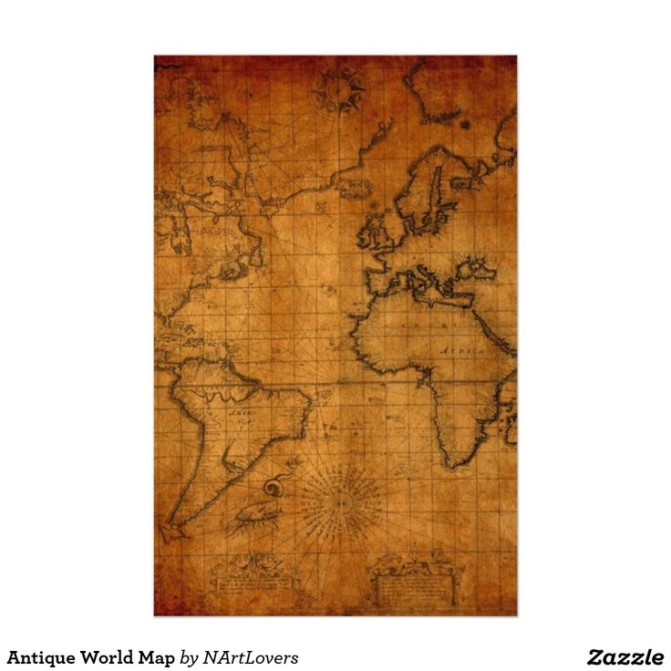 High Resolution Vintage World Map Wallpapers