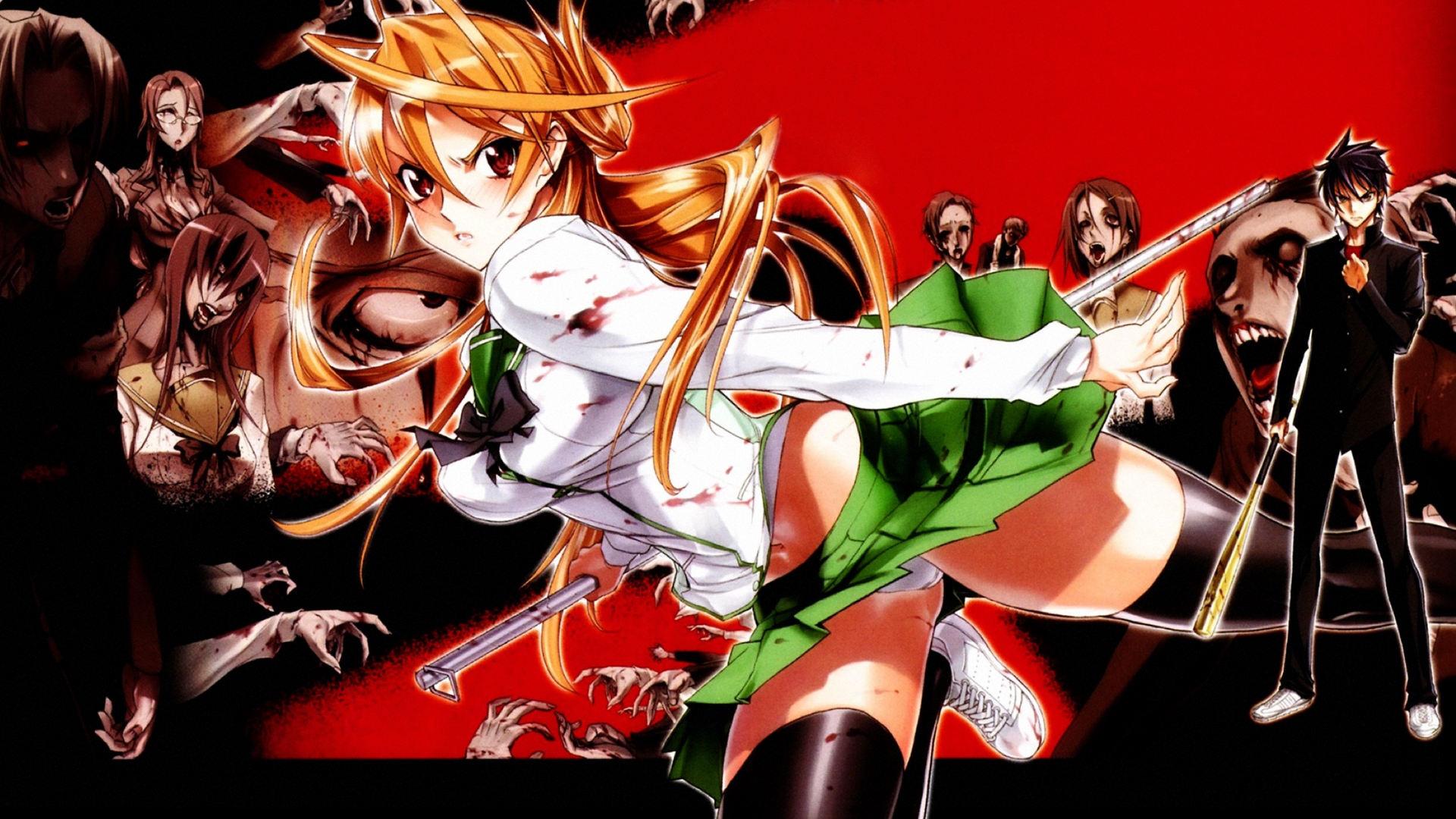 Highschool Of The Dead 1920X1080 Wallpapers