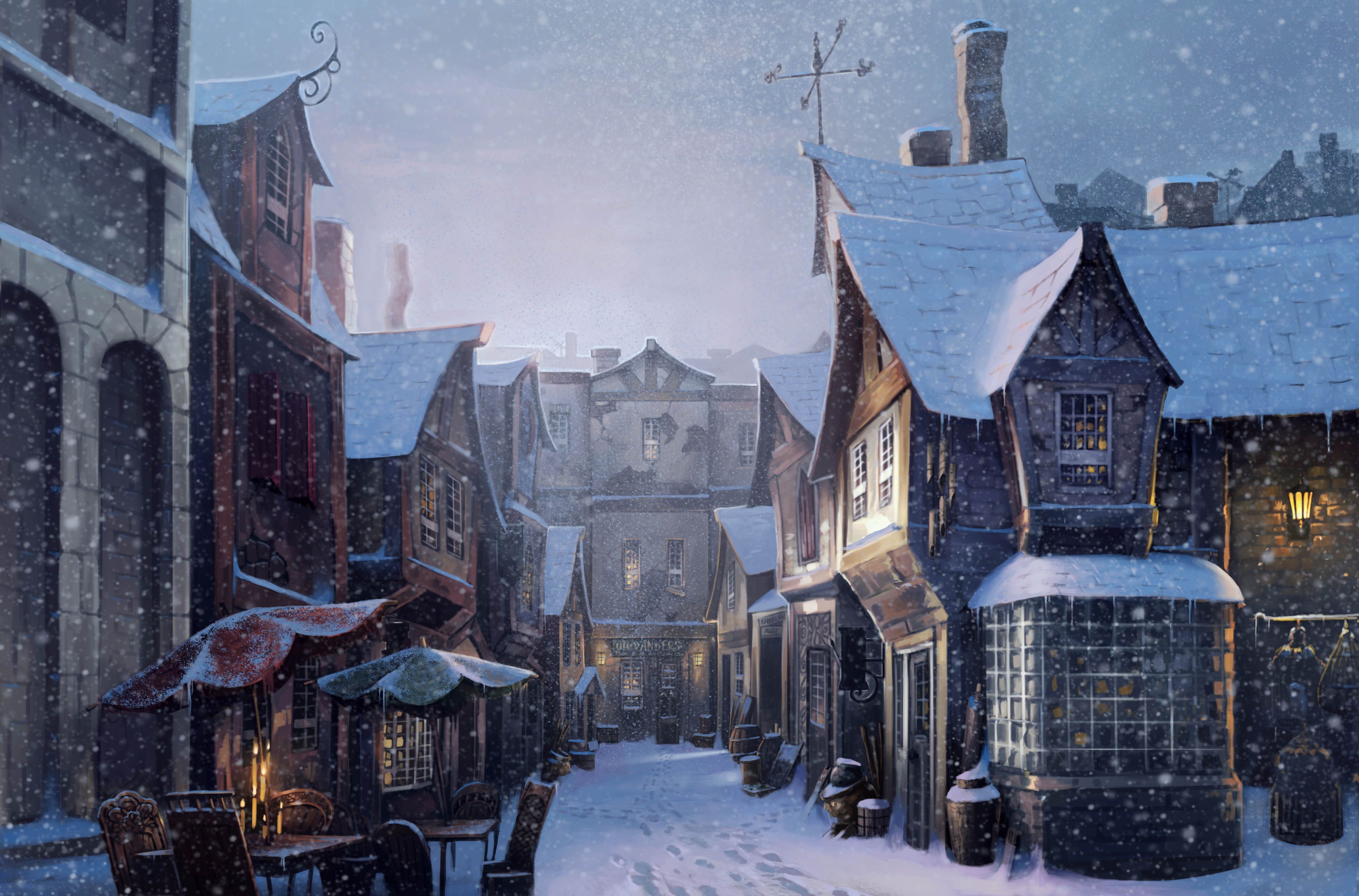 Hogwarts Christmas Wallpapers