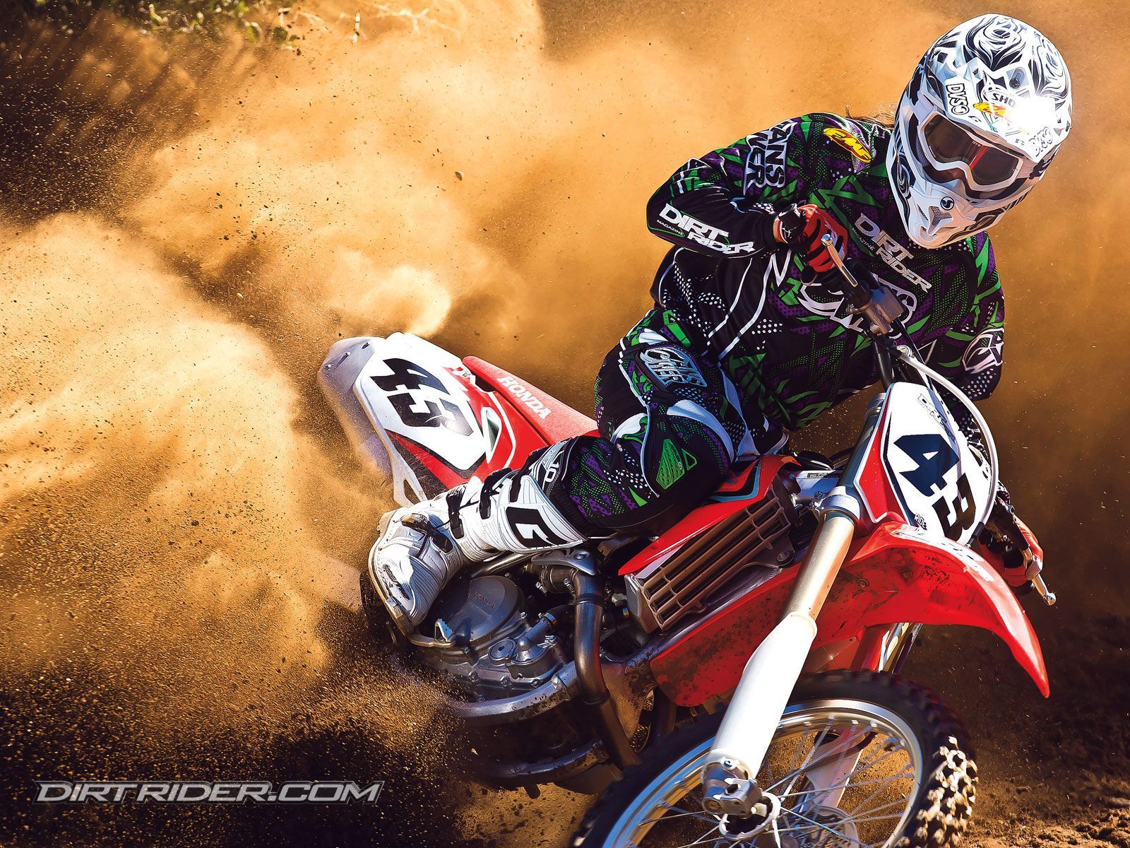 Honda Dirt Bike Logo Wallpapers