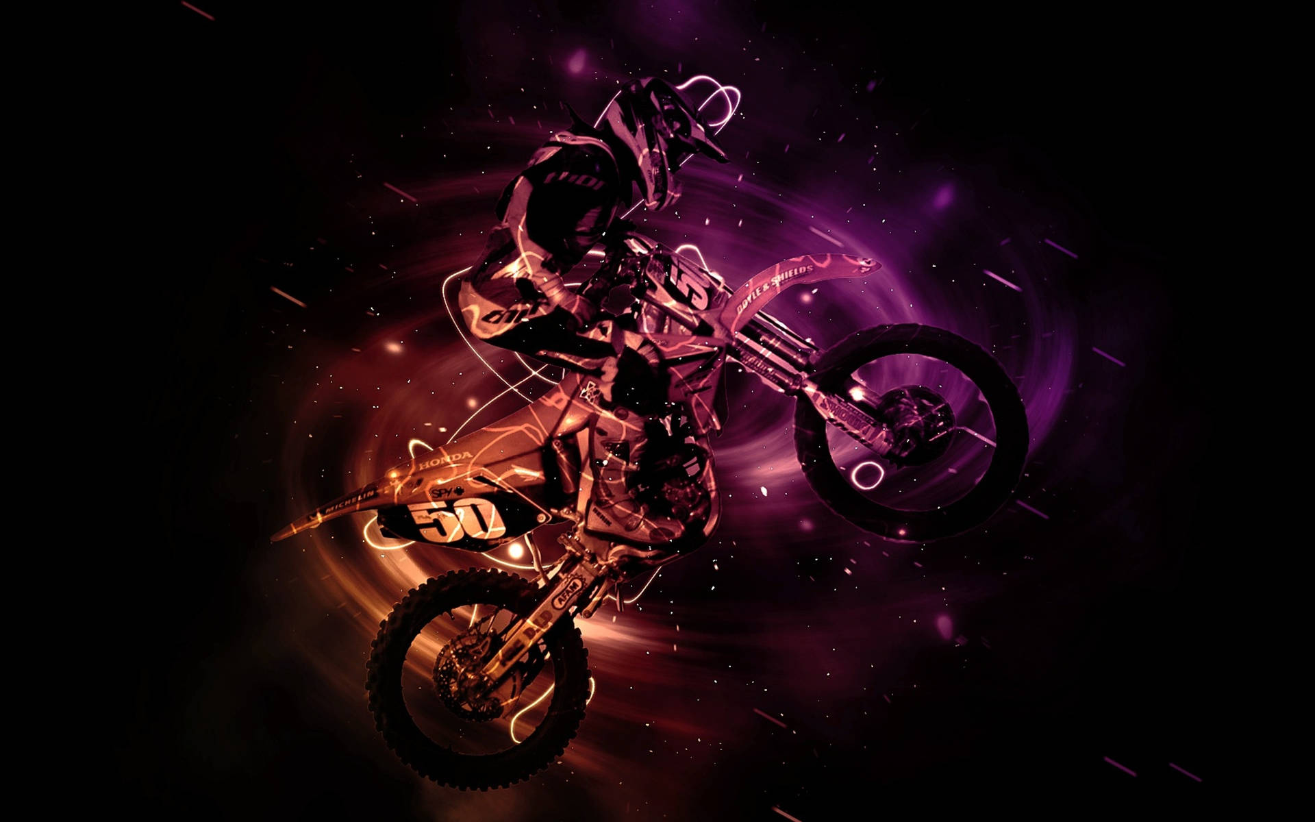 Honda Dirt Bike Logo Wallpapers