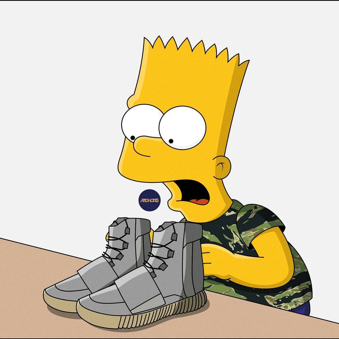 Hood Bart Simpson Drawing Wallpapers