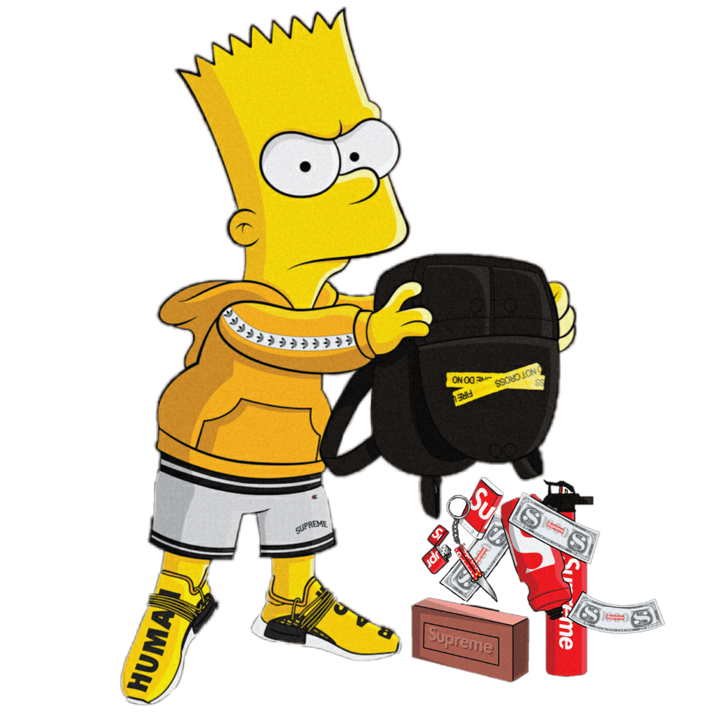 Hood Bart Simpson Drawing Wallpapers