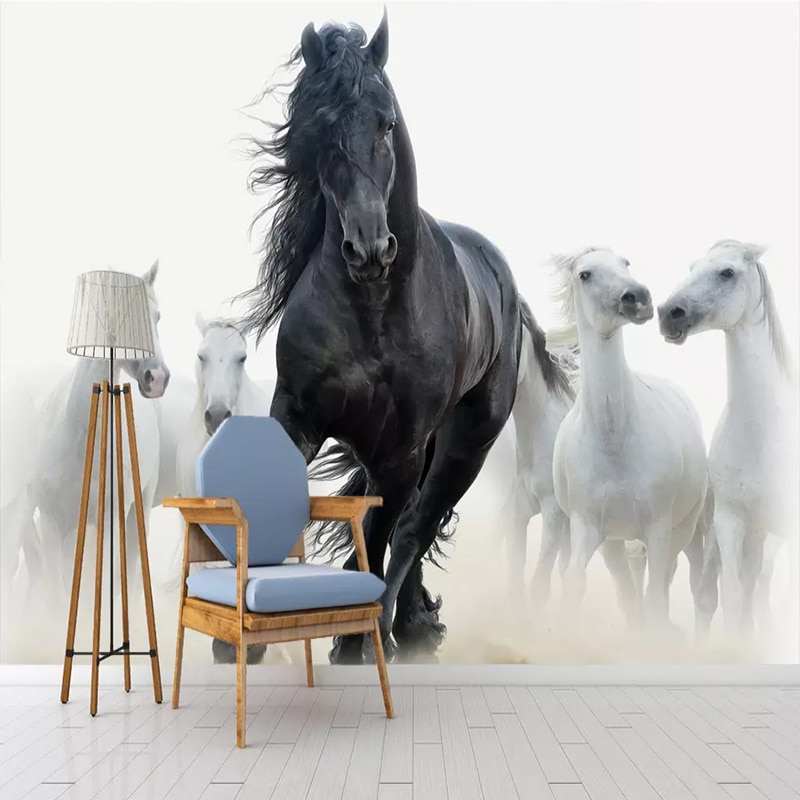 Horse White Wallpapers