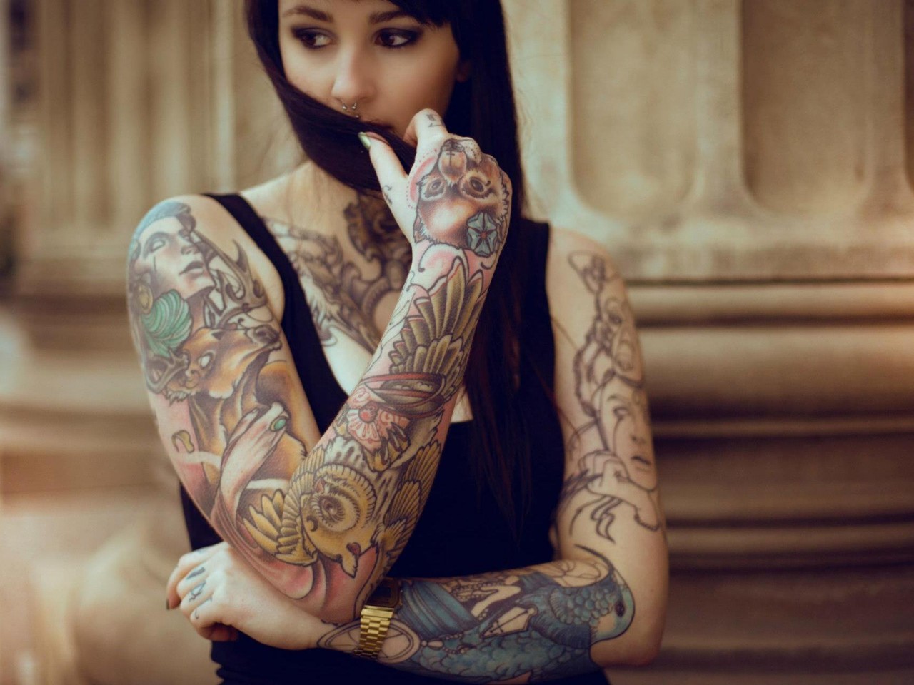 Hot Tattoo Girl Wallpapers