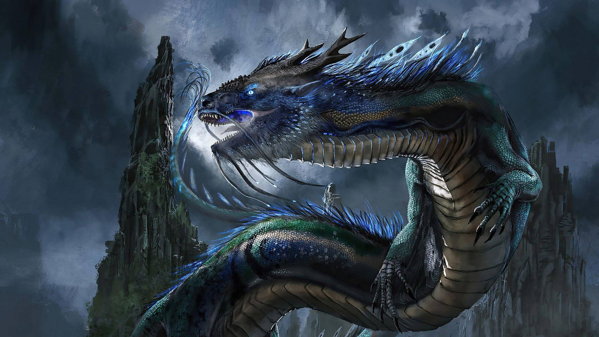 Huge Dragons Wallpapers