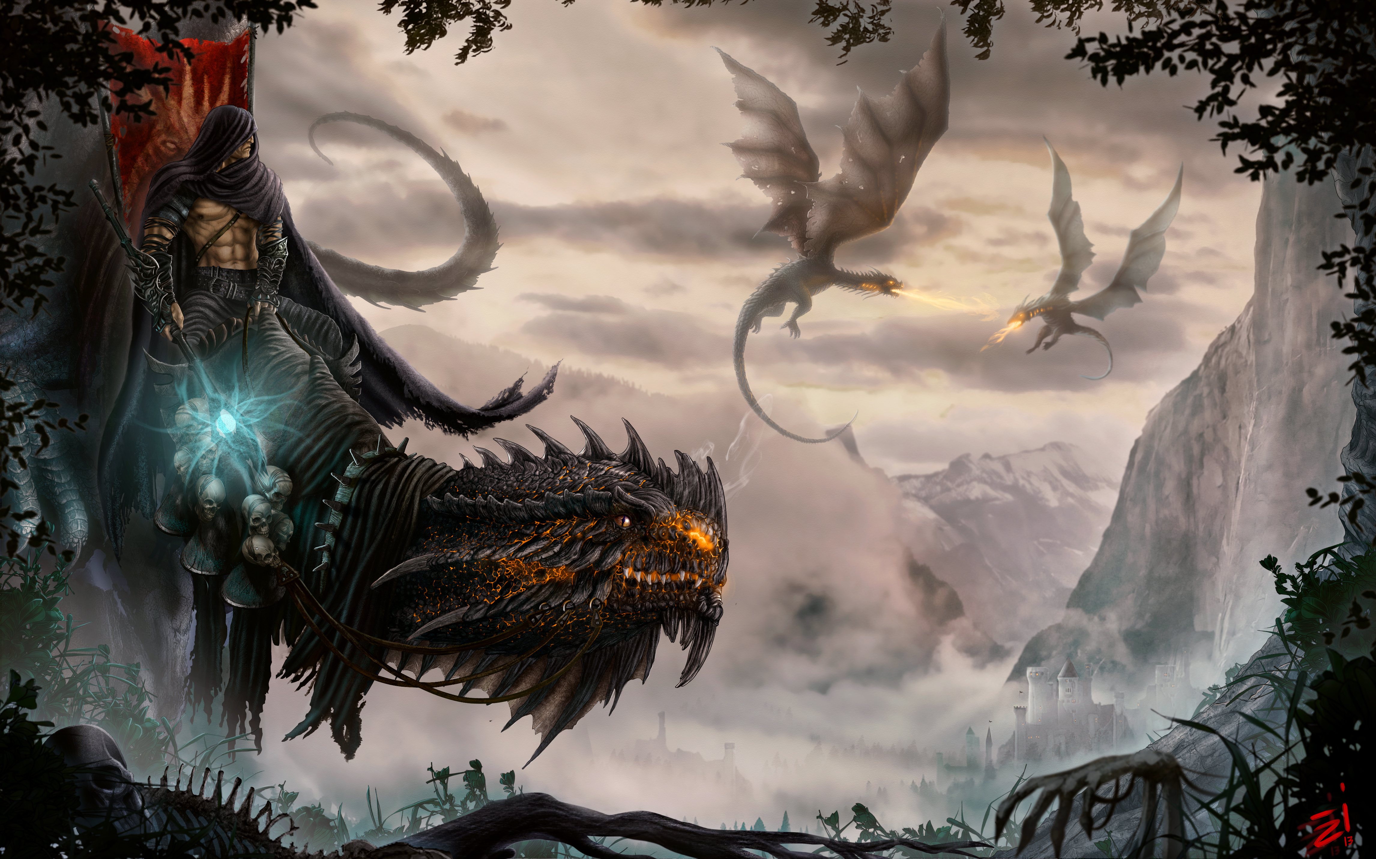 Huge Dragons Wallpapers