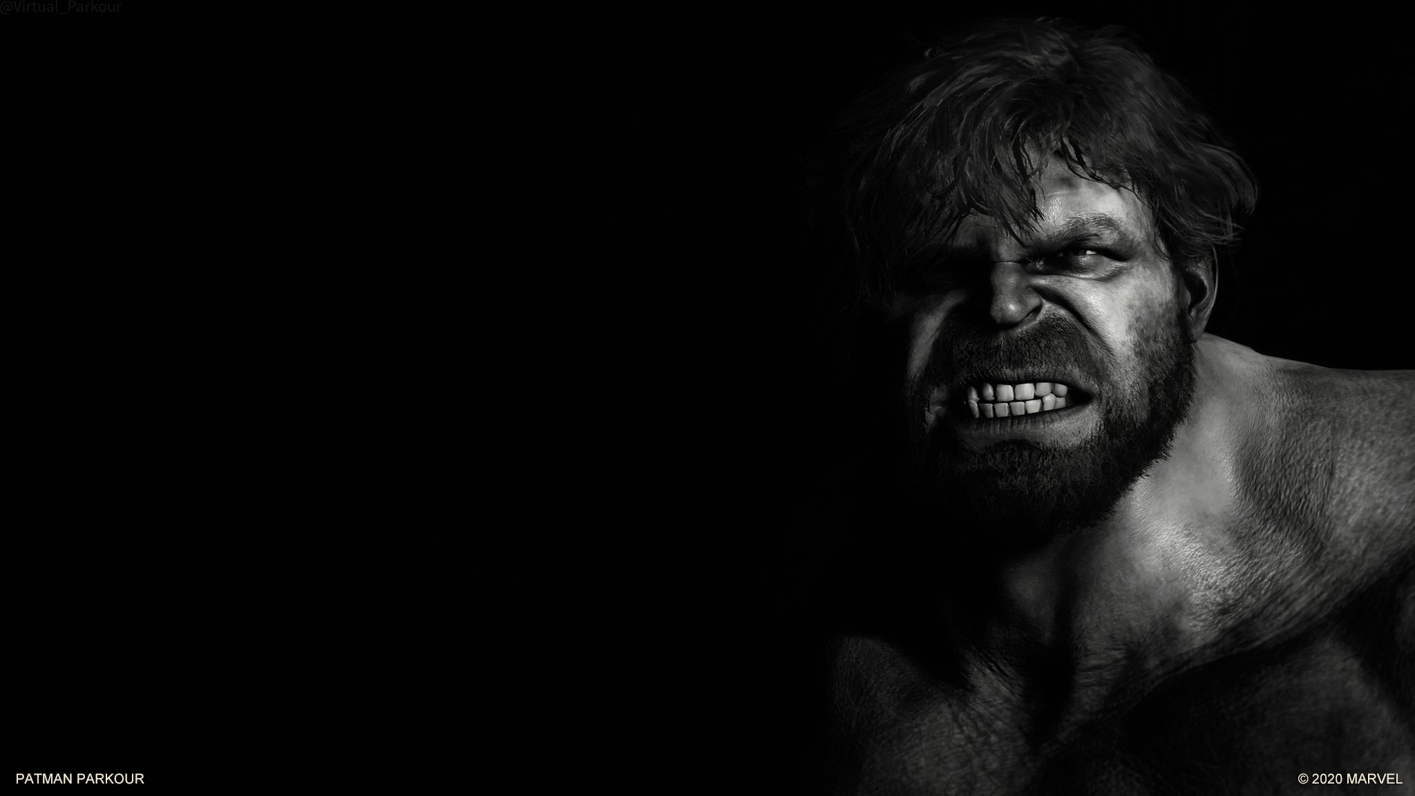 Hulk Black And White Wallpapers