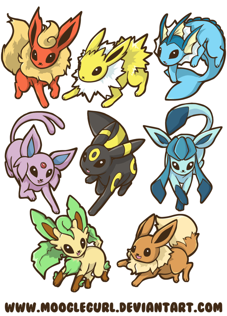 Human Eevee Evolutions Wallpapers