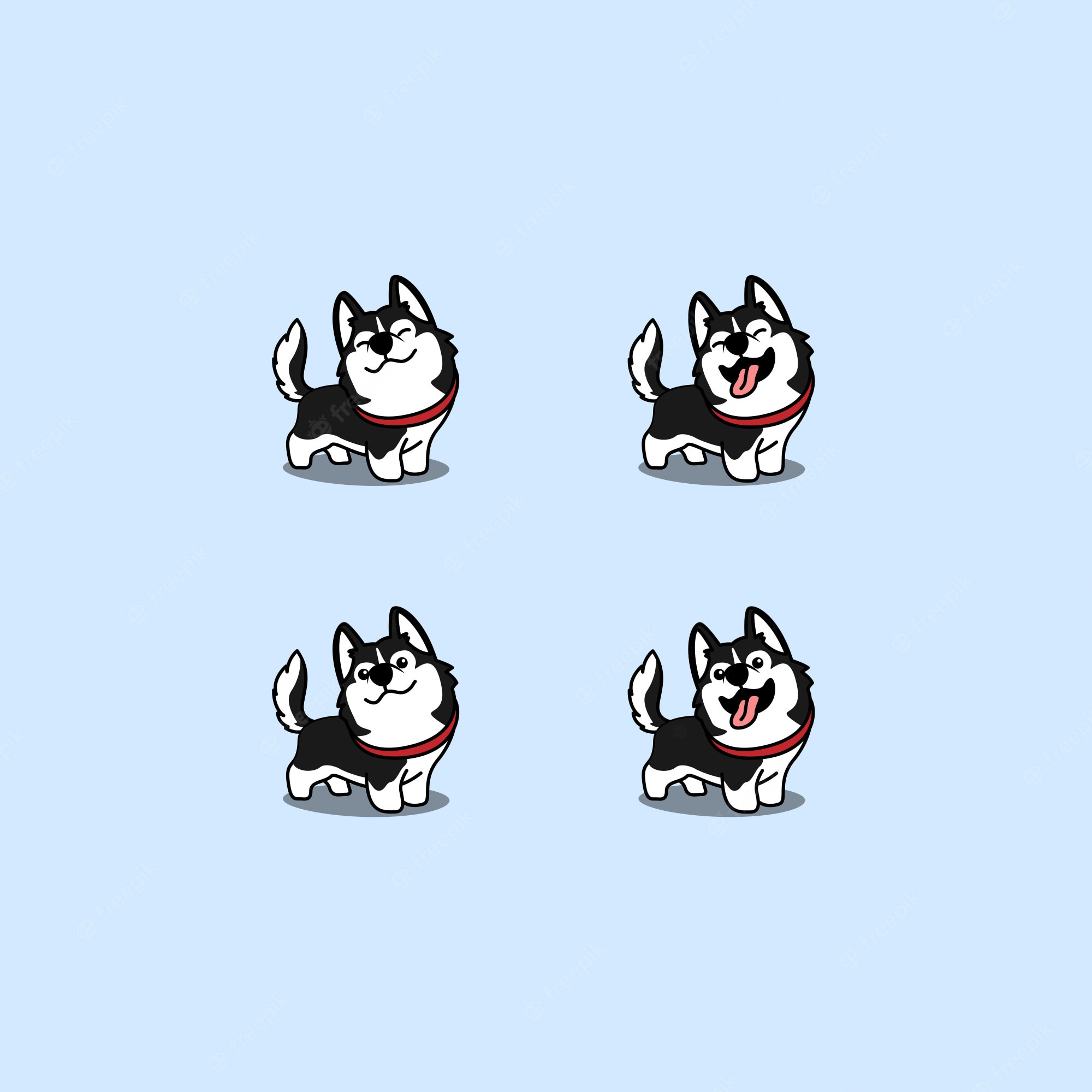 Husky Cartoon Wallpapers