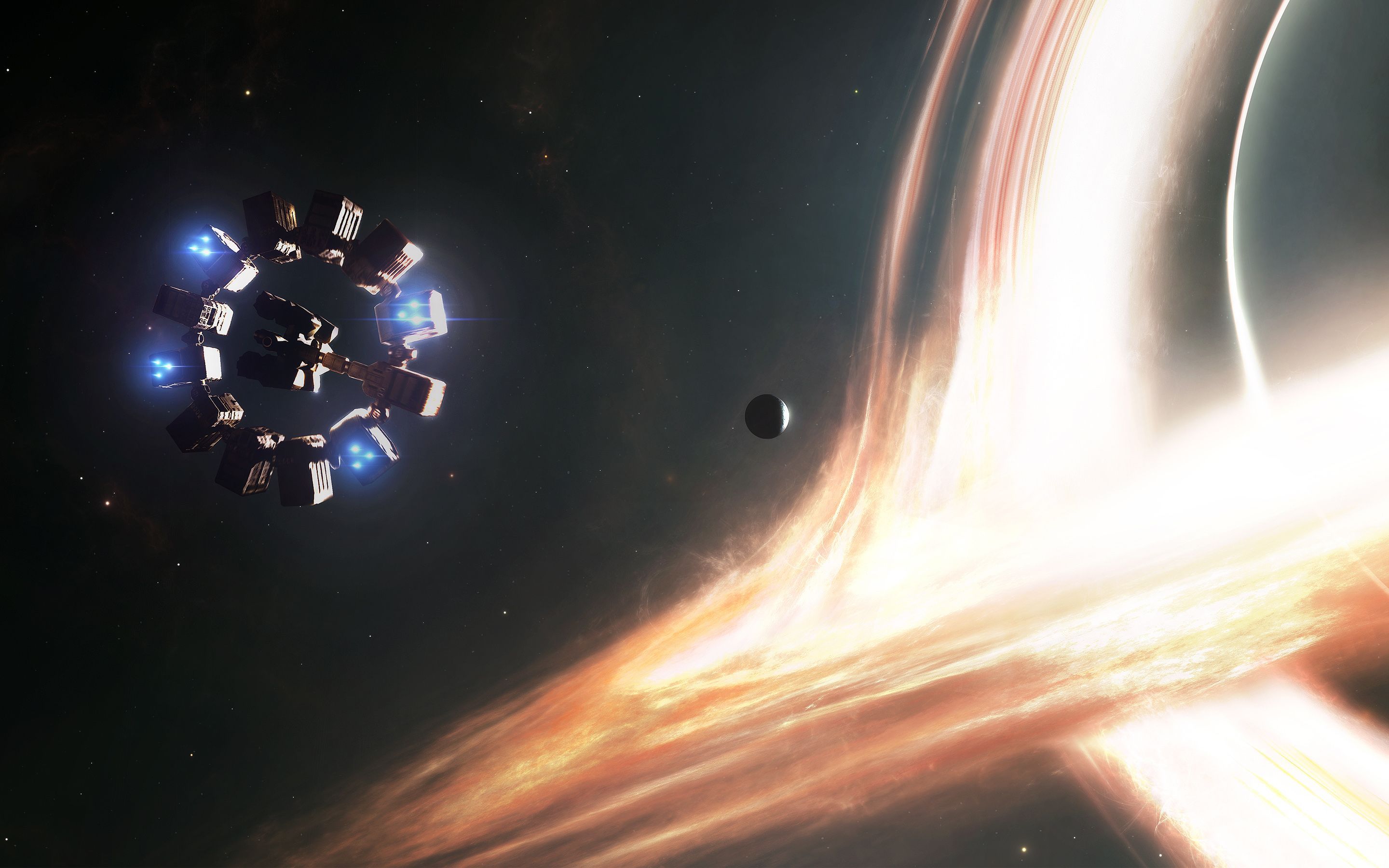 Interstellar Black Hole 1920X1080 Wallpapers