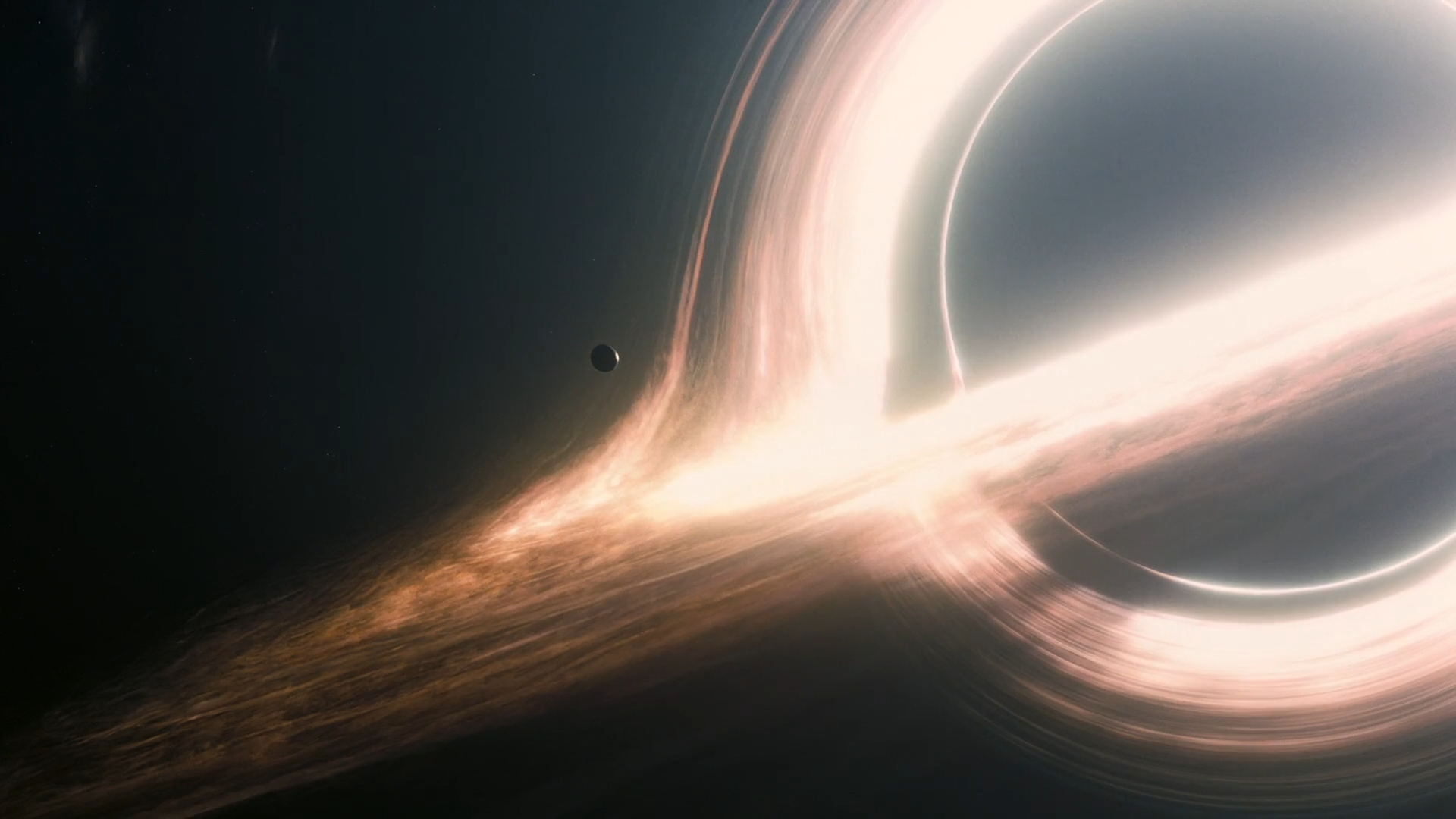 Interstellar Black Hole 1920X1080 Wallpapers