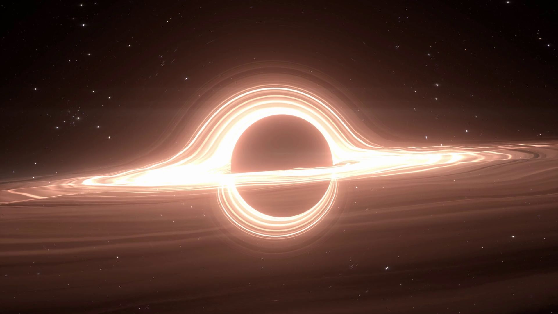 Interstellar Black Hole 1920X1080 Wallpapers