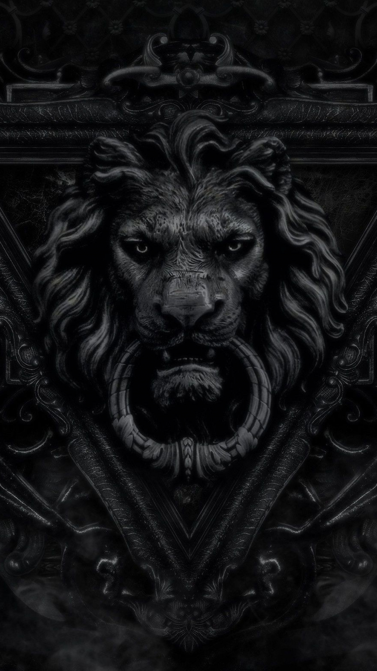 Iphone 7 Black Lion Wallpapers