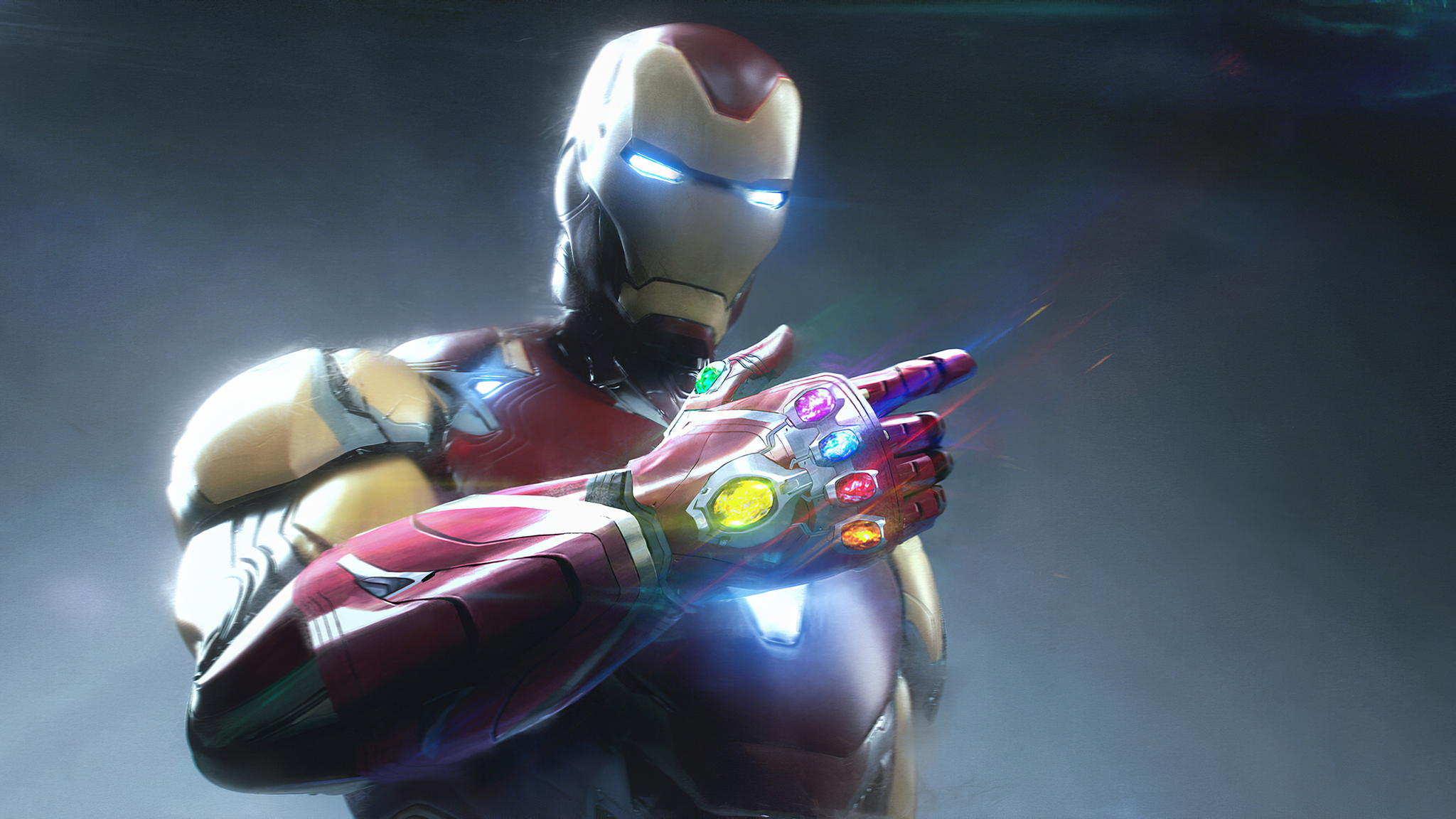 Iron Man Infinity Stones Suit Wallpapers