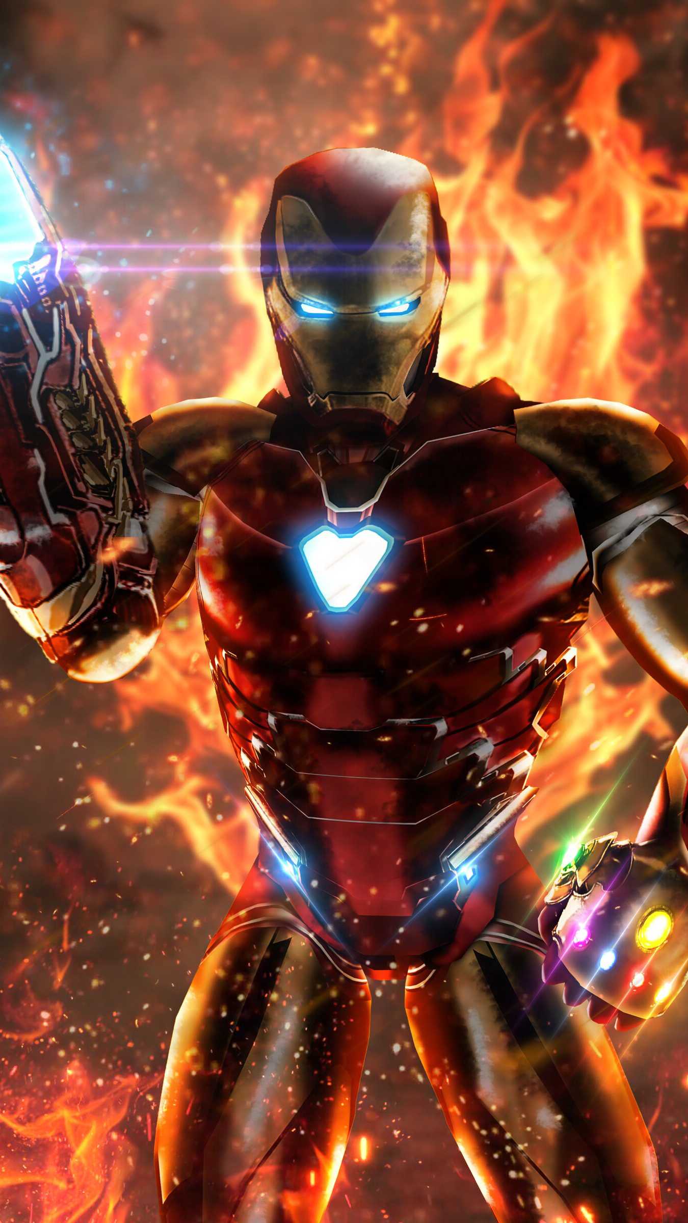 Iron Man Infinity Stones Suit Wallpapers