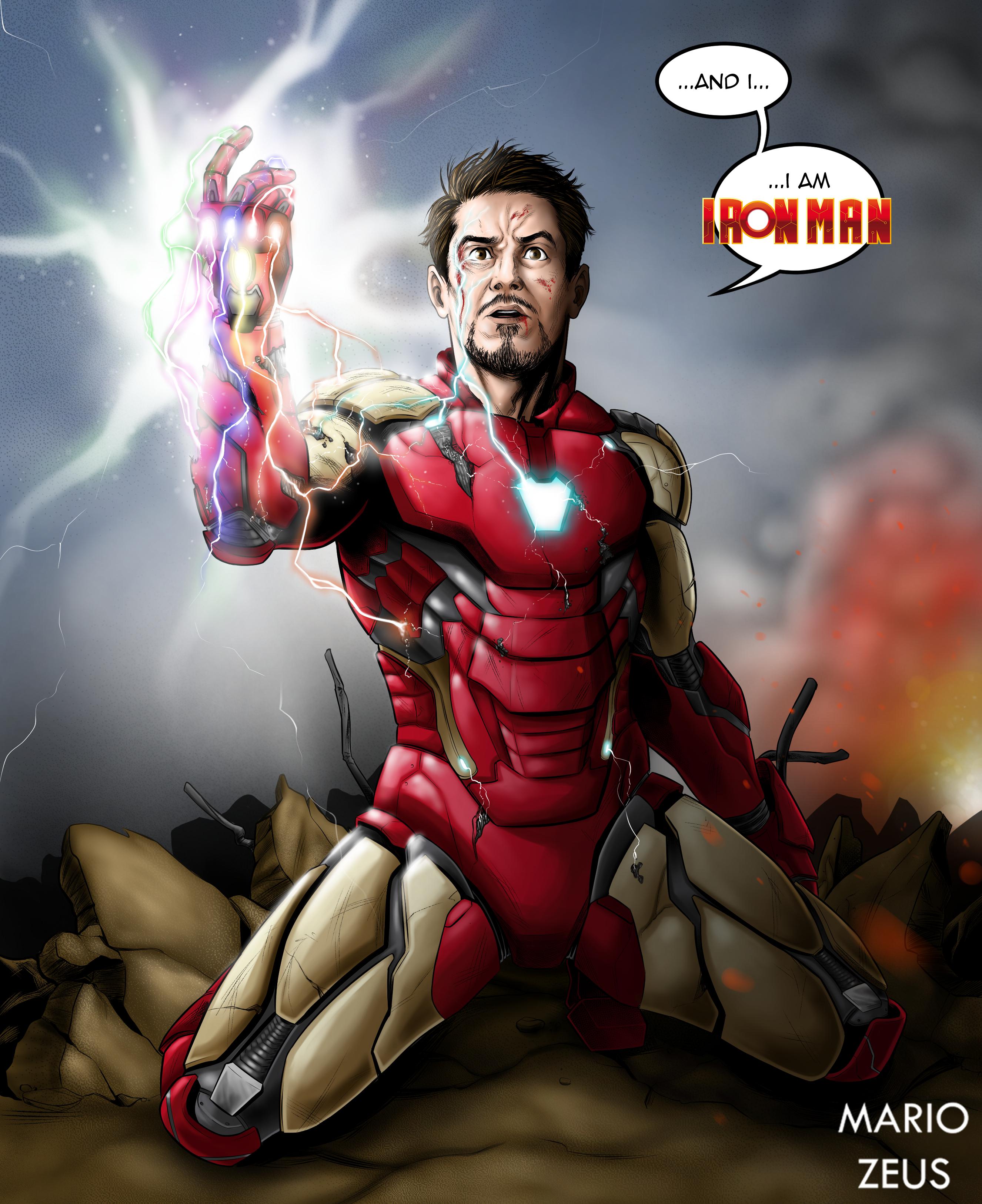 Iron Man Snapping His Fingers Wallpapers