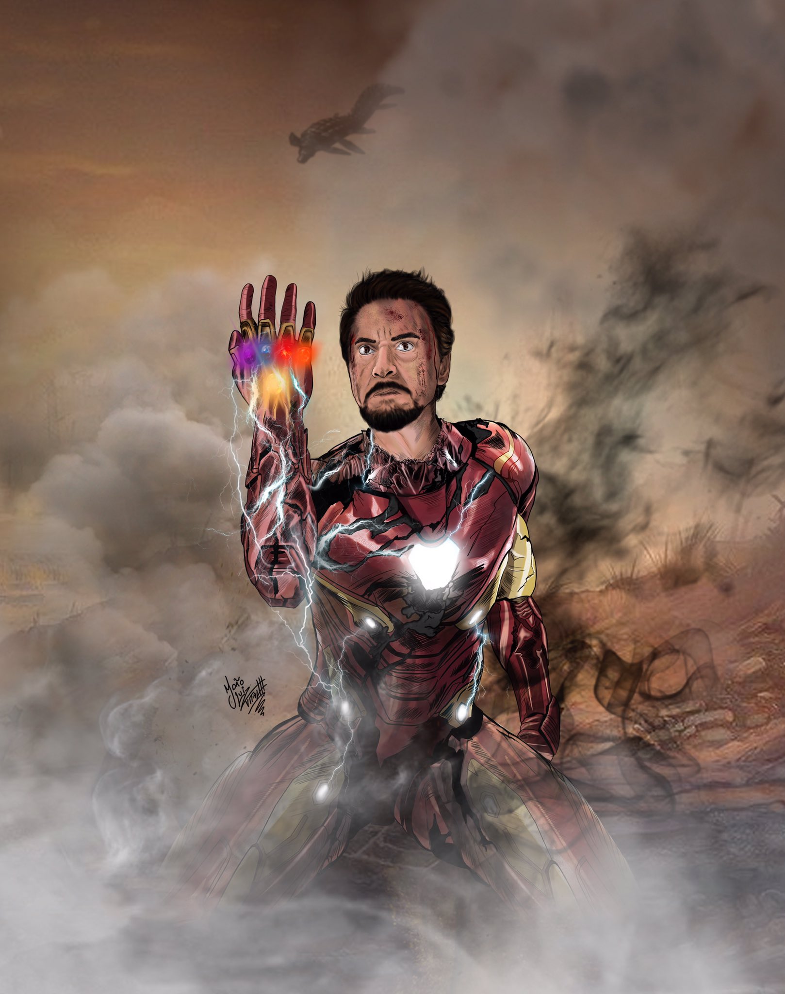 Iron Man Snapping His Fingers Wallpapers