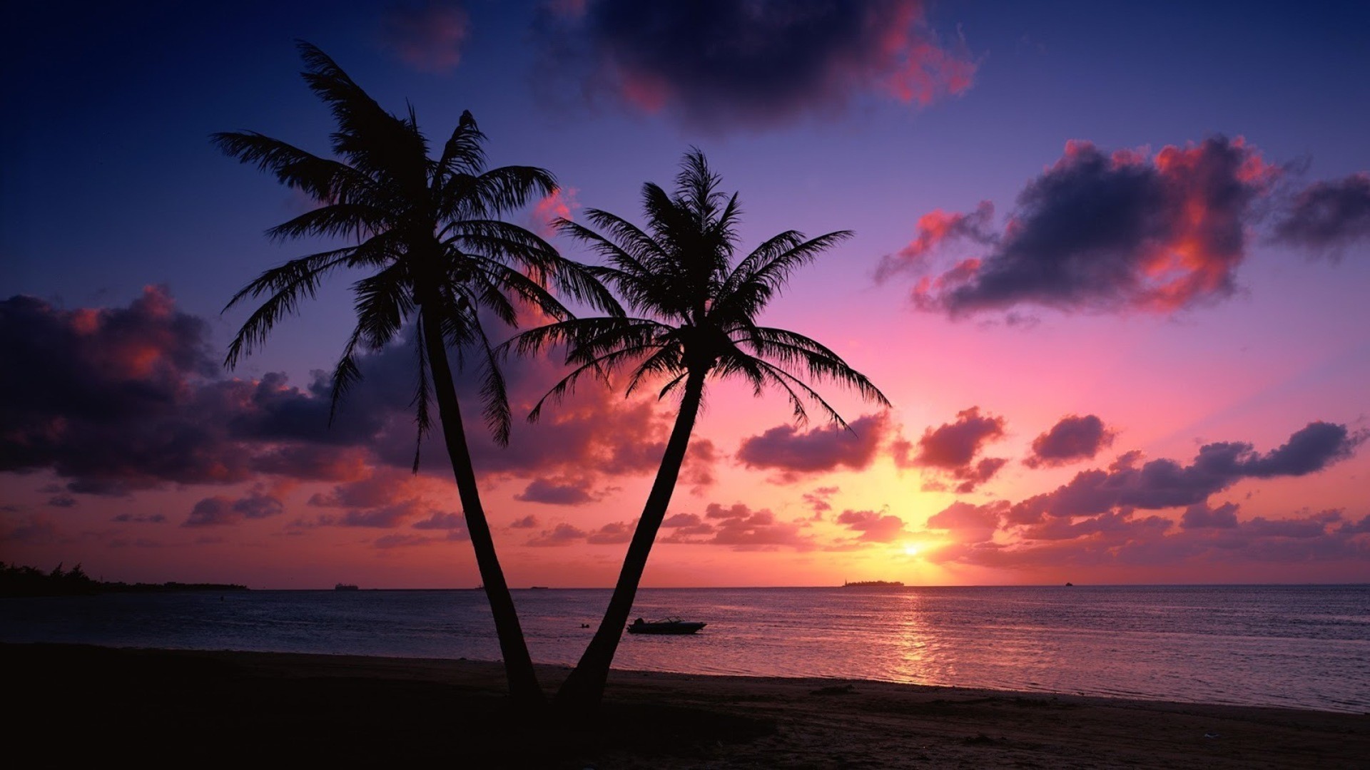 Island Sunset Wallpapers