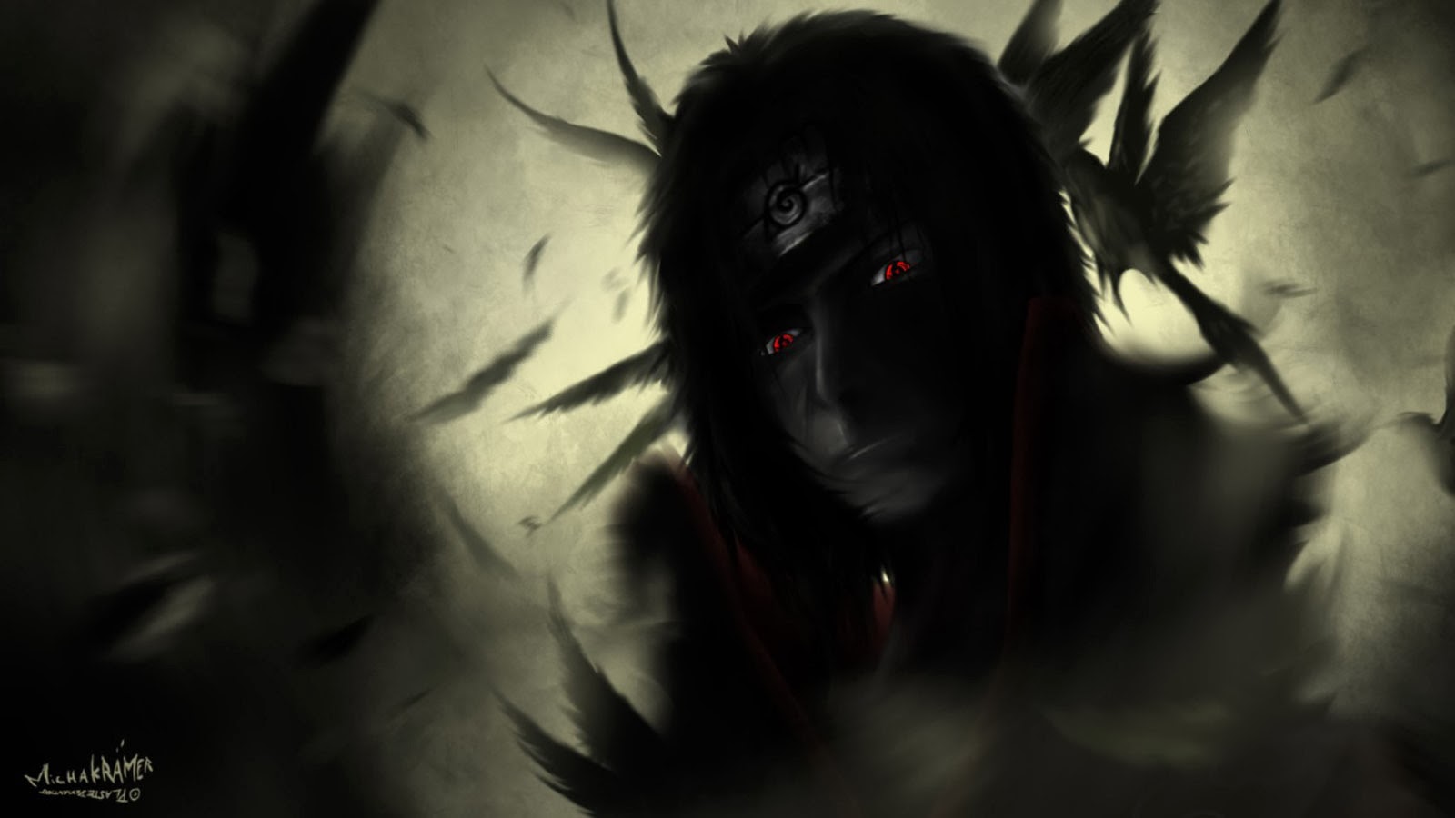 Itachi Crow Sharingan Wallpapers