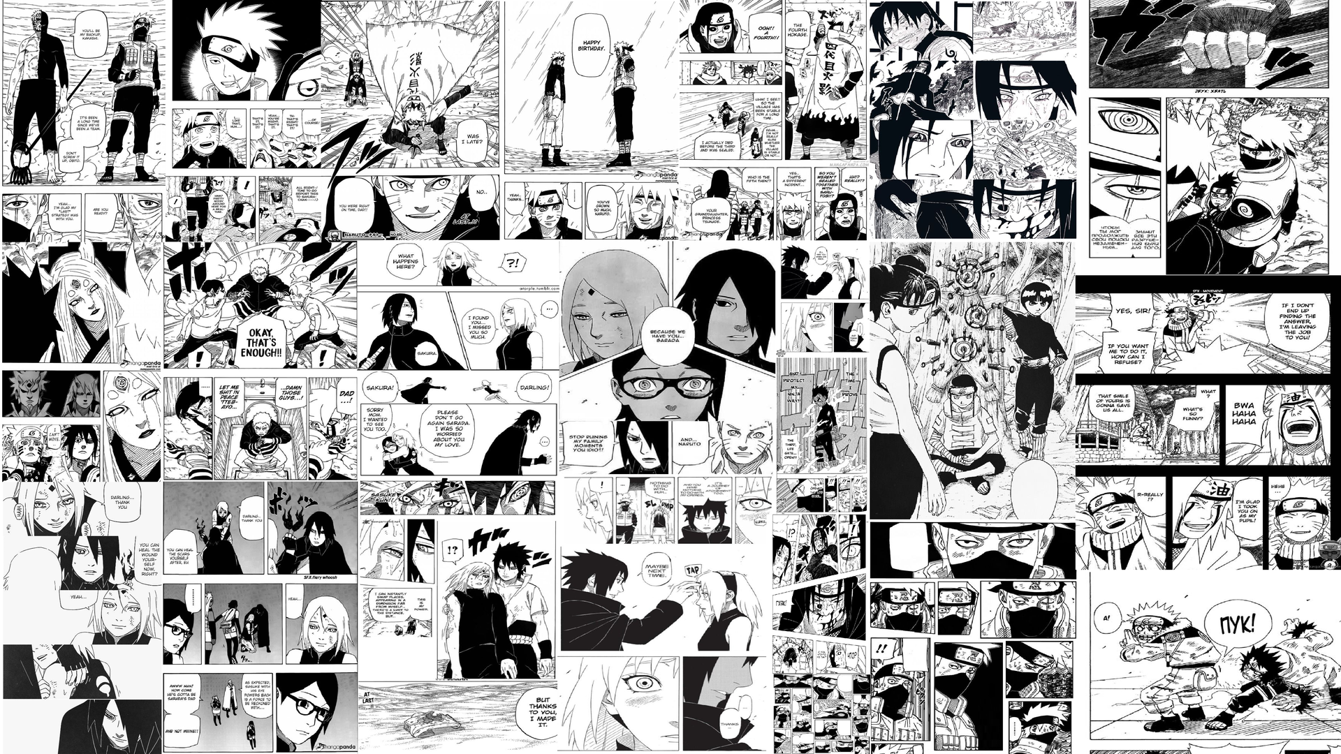 Itachi Manga Panel Wallpapers