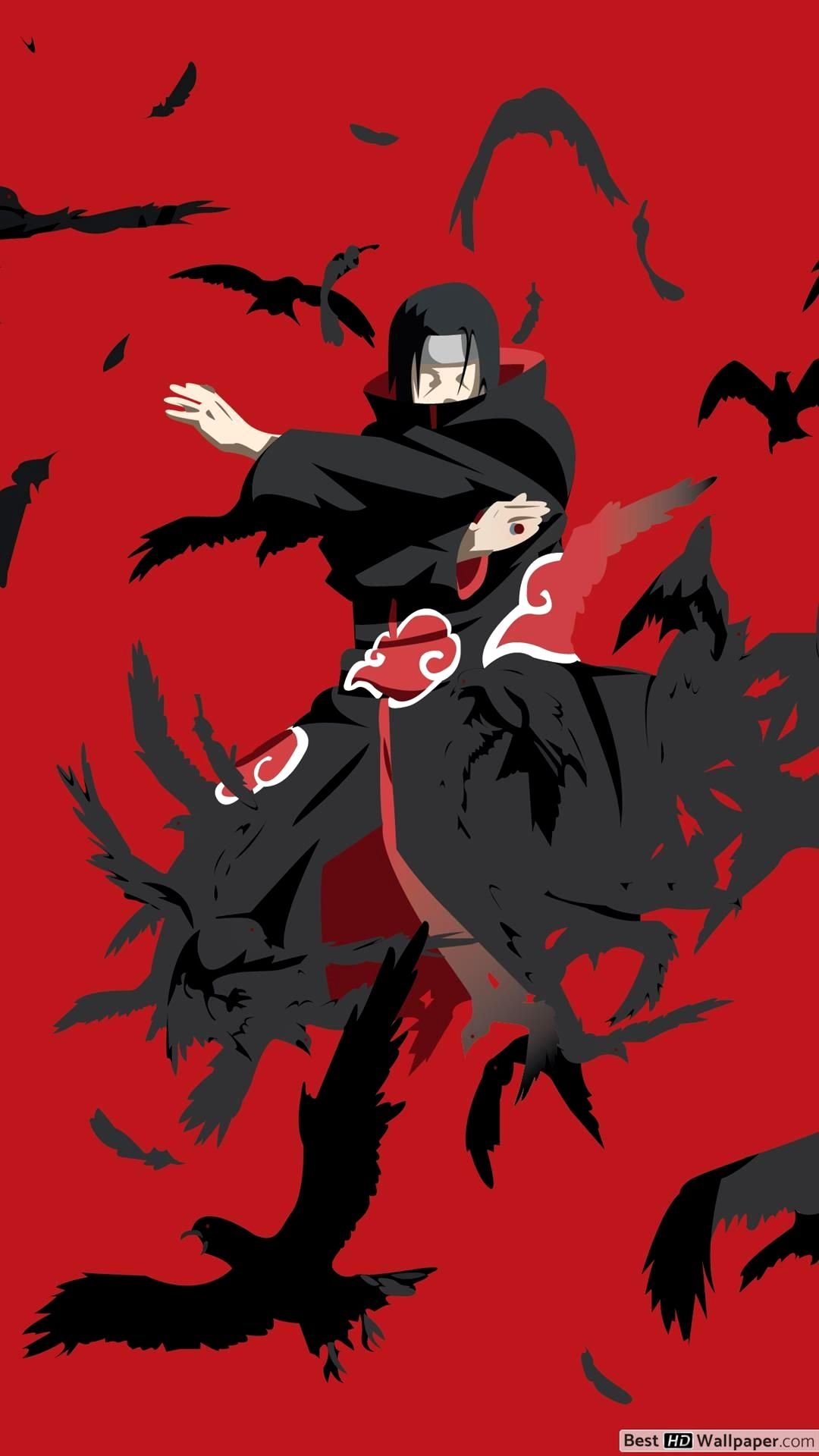 Itachi Uchiha On Pole Wallpapers