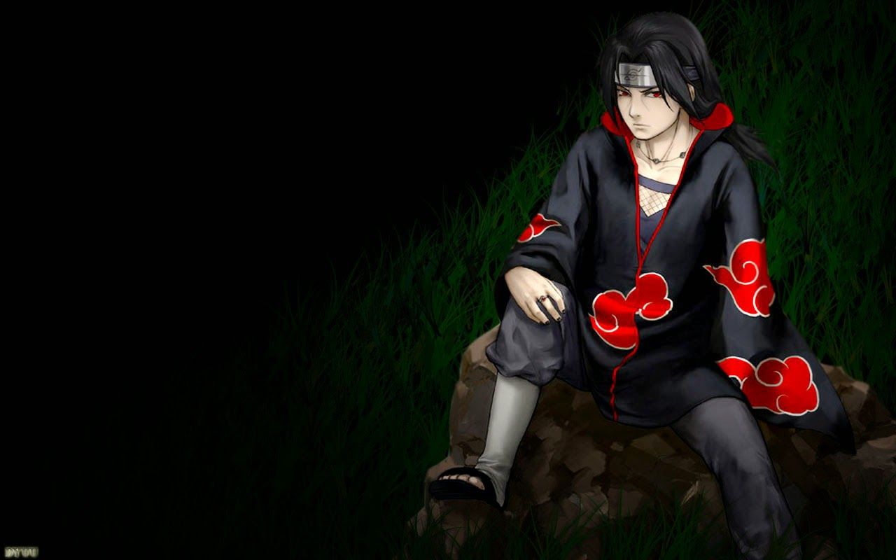 Itachi Uchiha On Pole Wallpapers