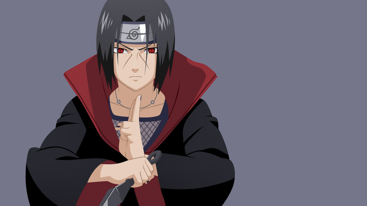 Itachi Uchiha On Pole Wallpapers