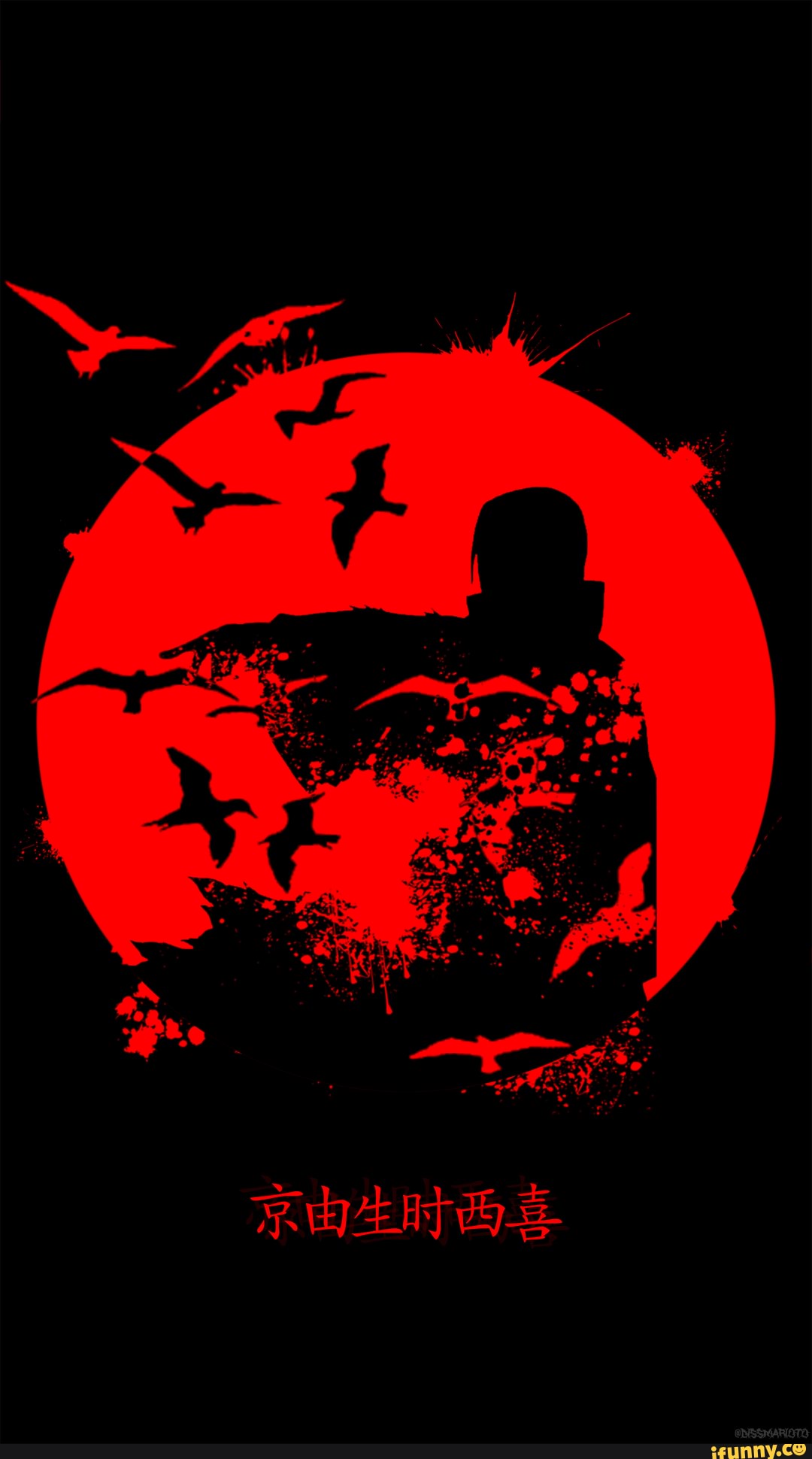 Itachi Uchiha On Pole Wallpapers