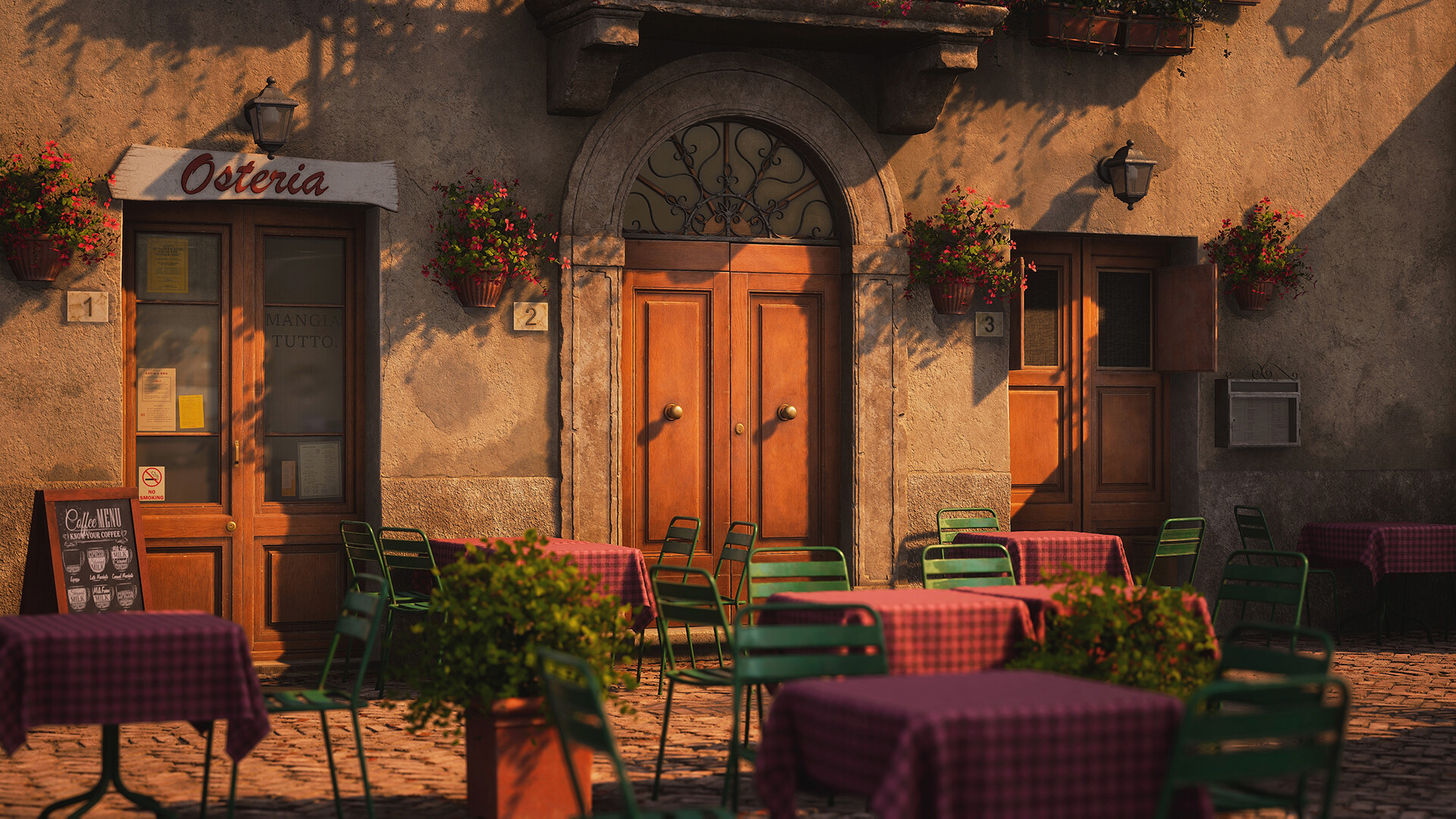 Italy Cafe Wallpapers