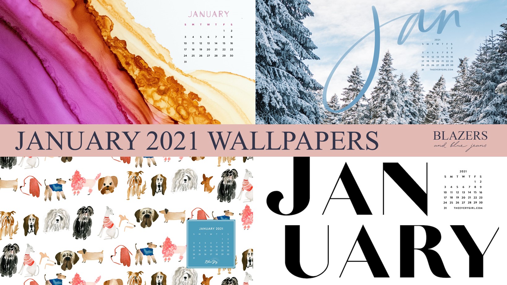 January Desktop Wallpapers