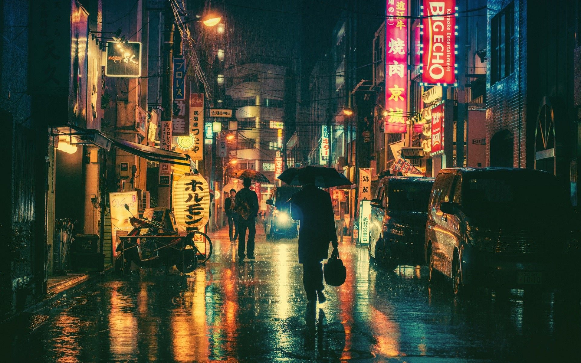 Japan At Night Wallpapers