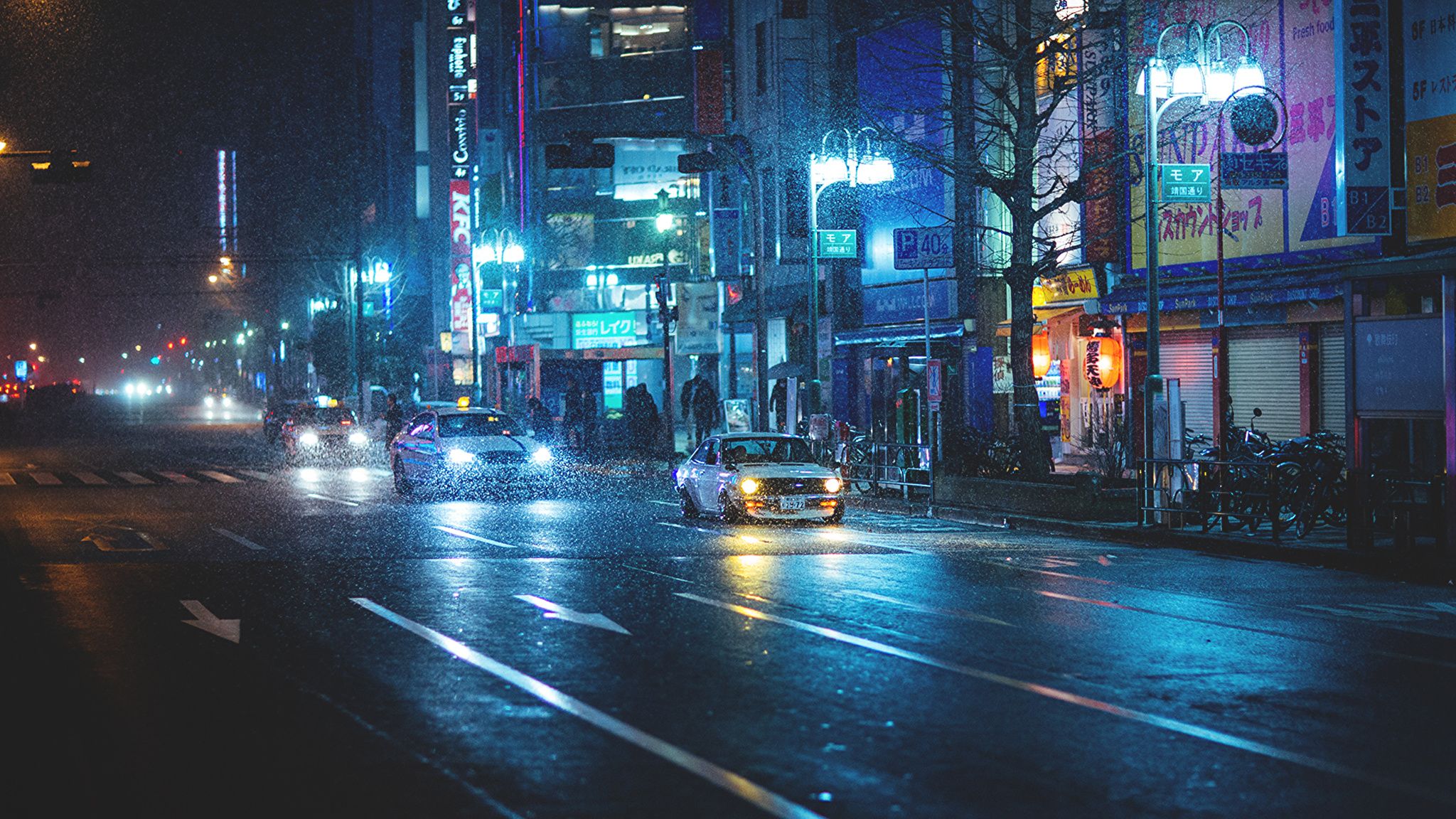 Japan At Night Wallpapers